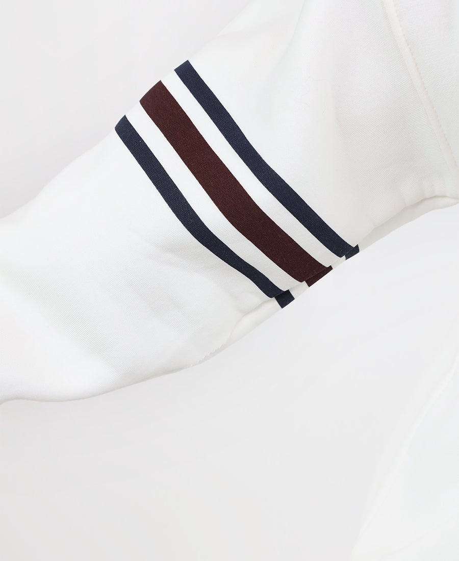 Sweatshirt 74 with stripes at the hands