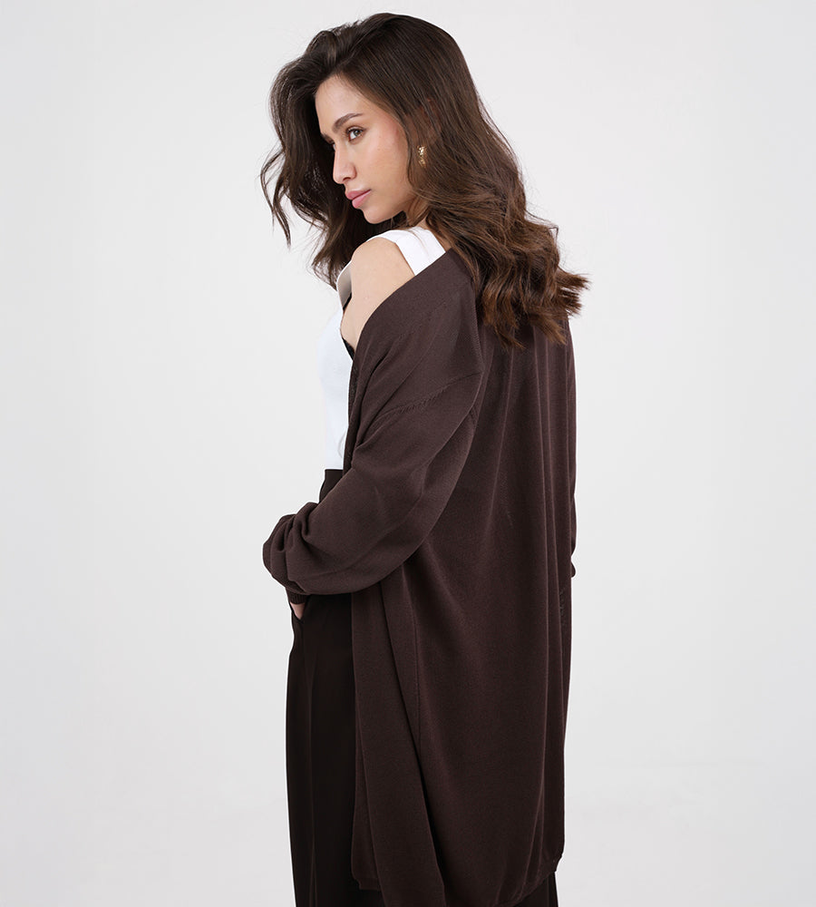 Soft wool cardigan