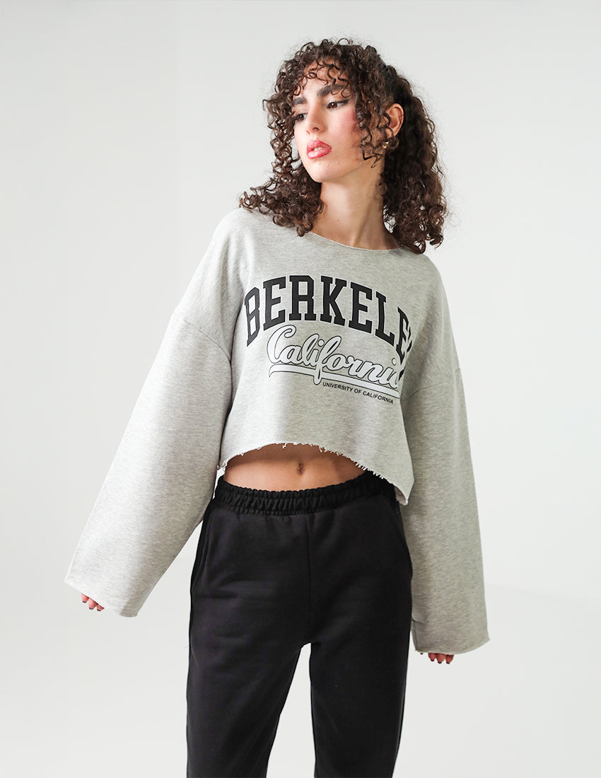 Oversize Cropped blouse "BERKELEY"
