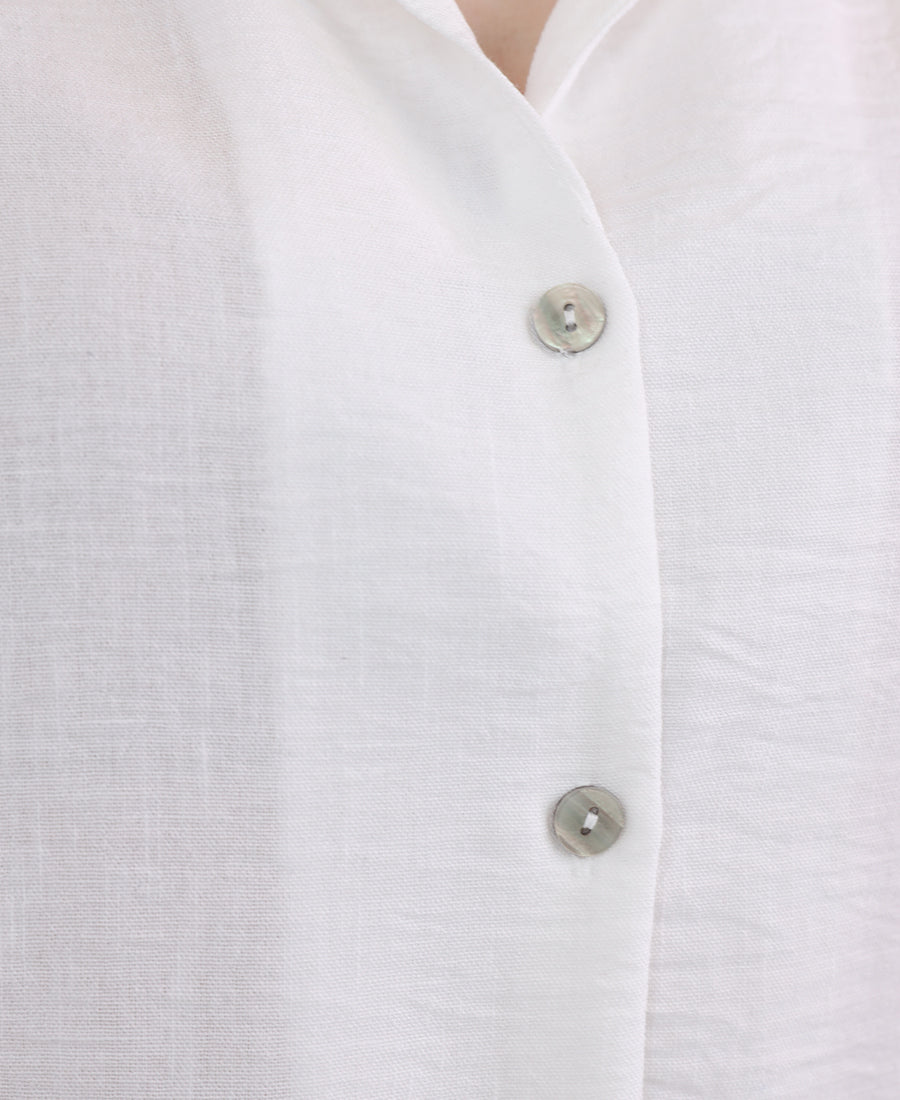 Lenin cropped short-sleeved shirt