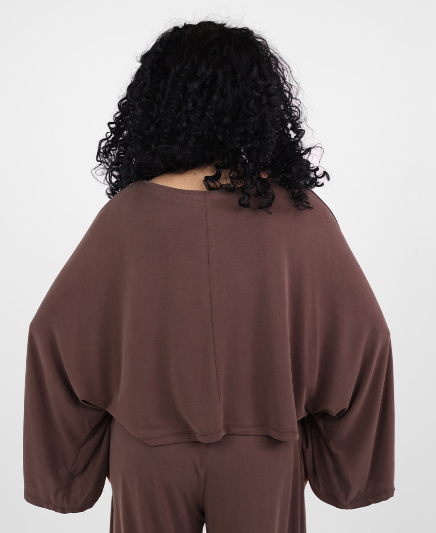 Batwing oversize blouse