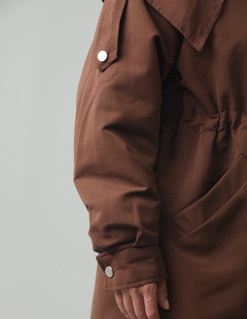 Oversized utility parka