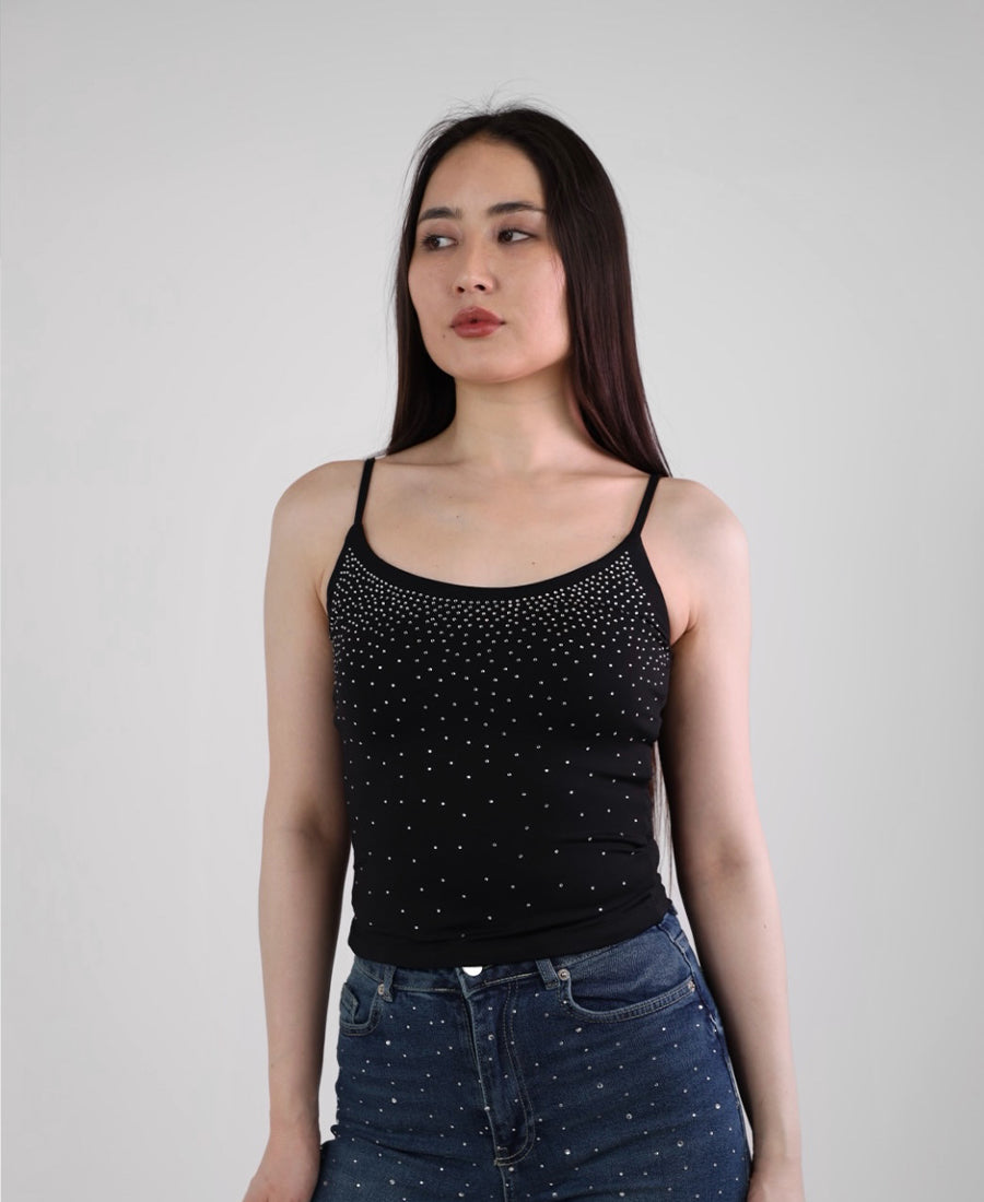 Camisole Drill Strass