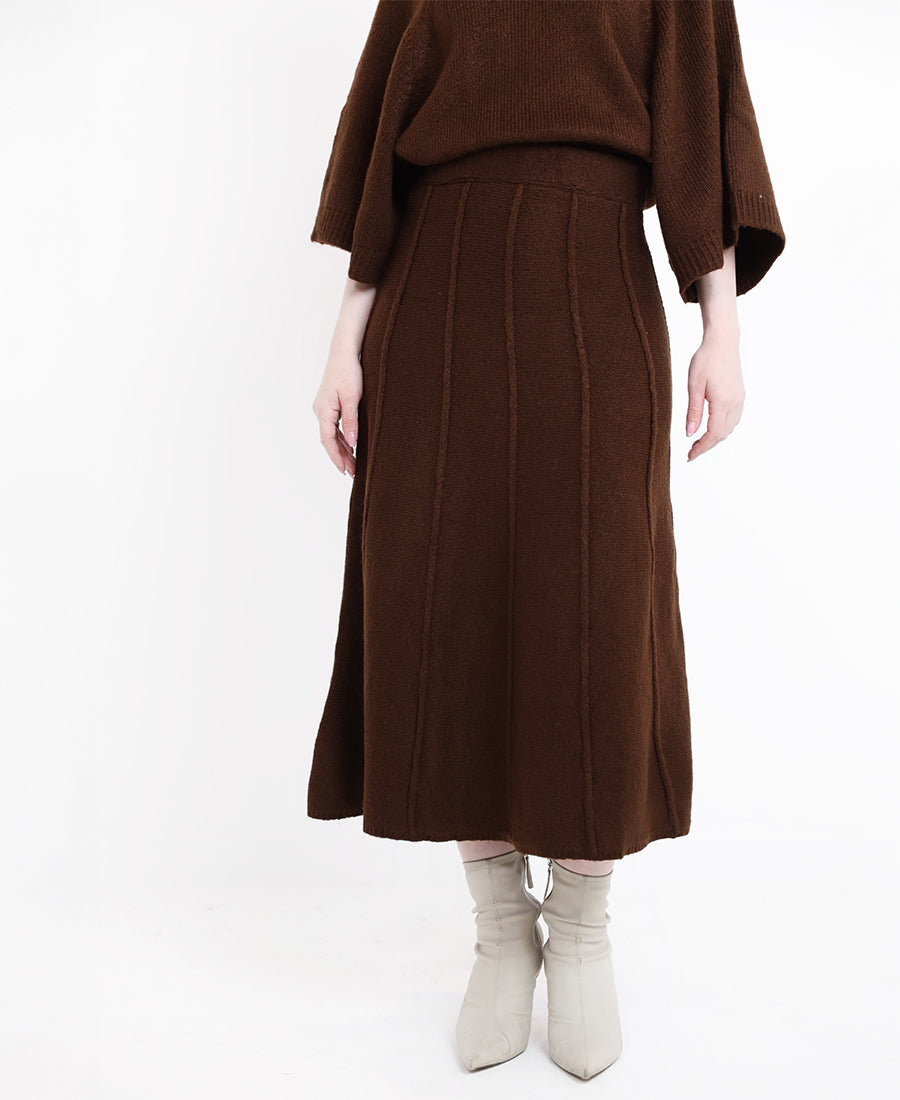 Ribbed Knit Skirt