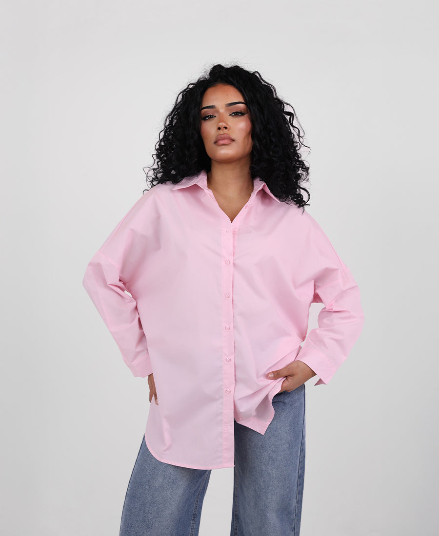 Plain oversized shirt