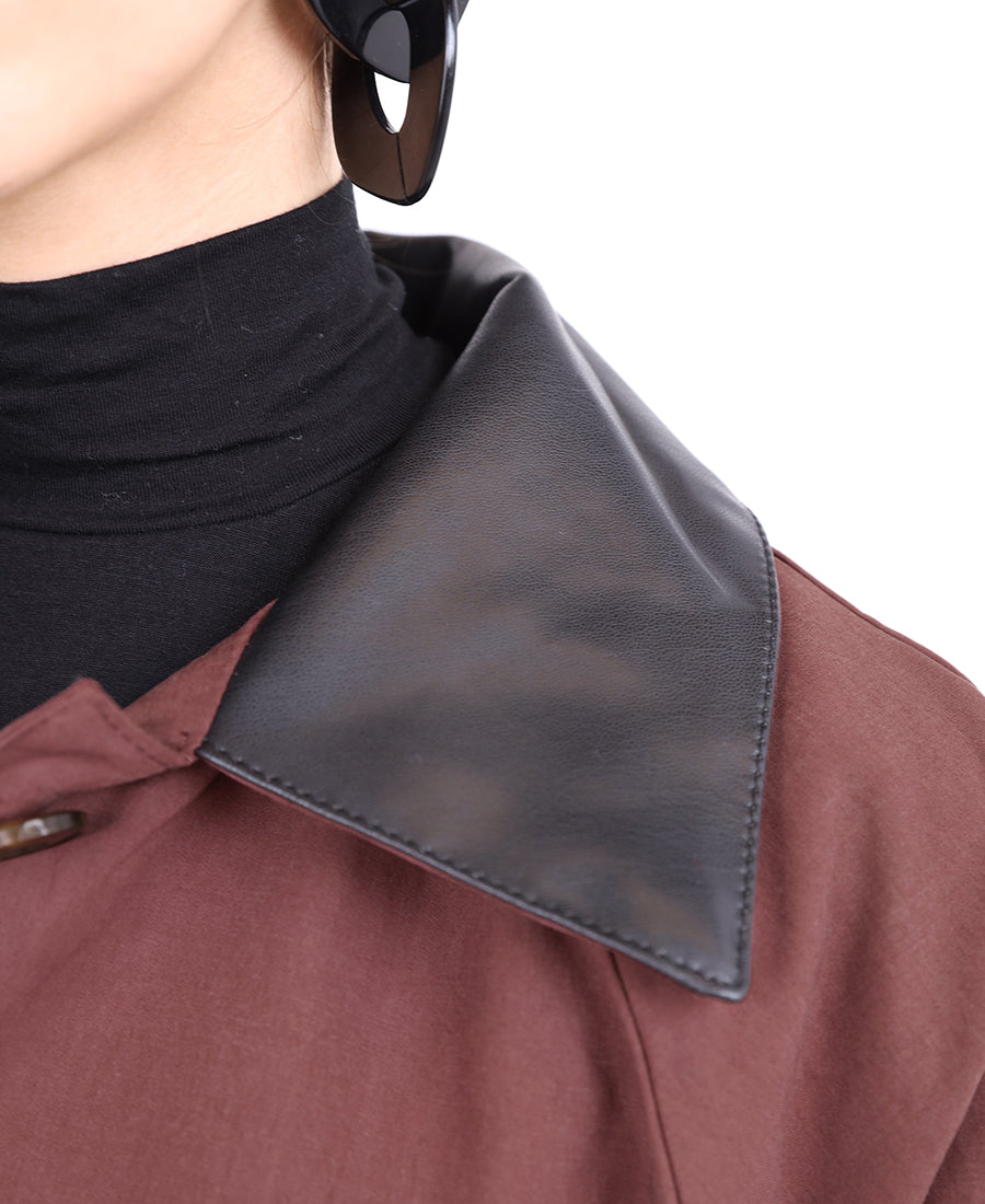 Oversized jacket with buttons