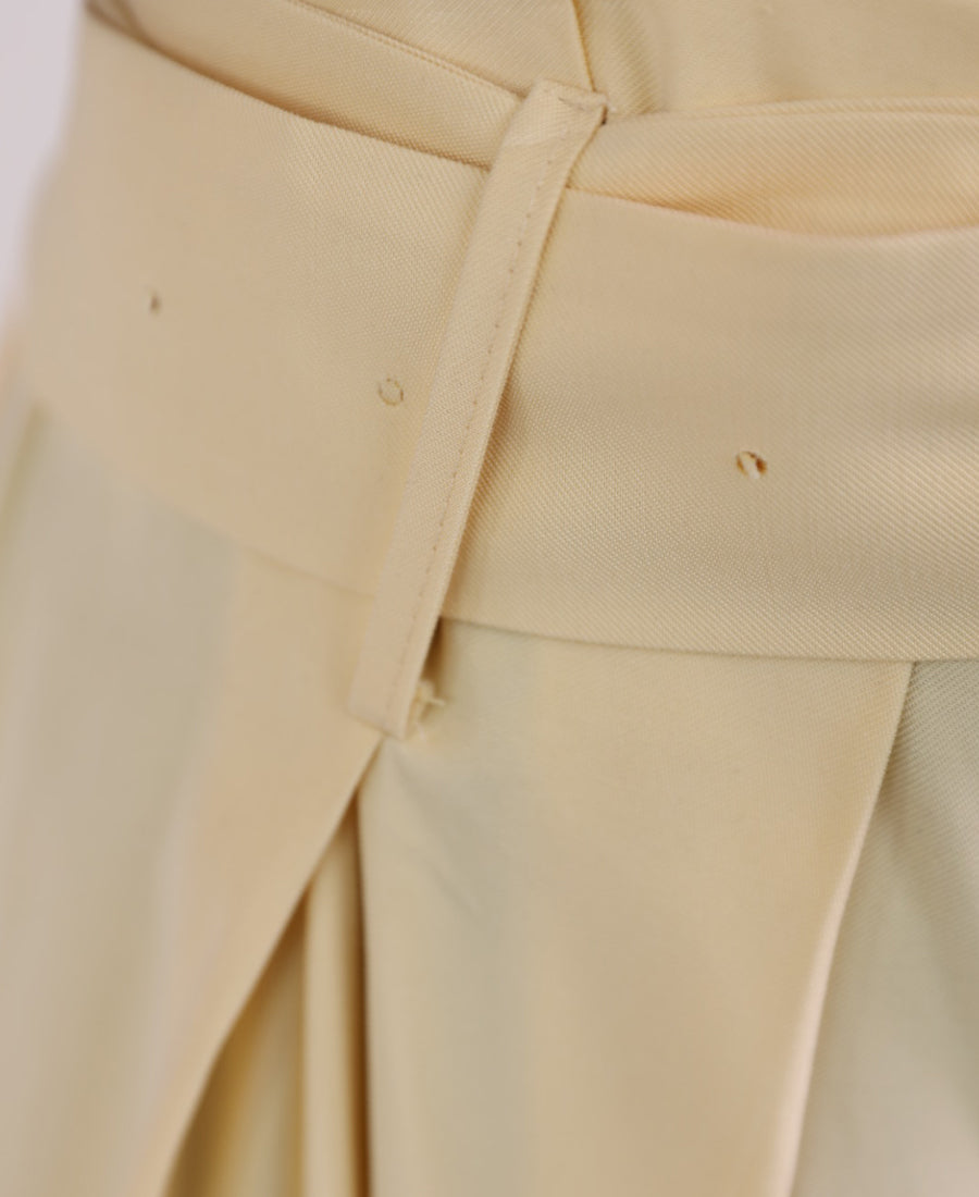 Palazzo trousers with belt