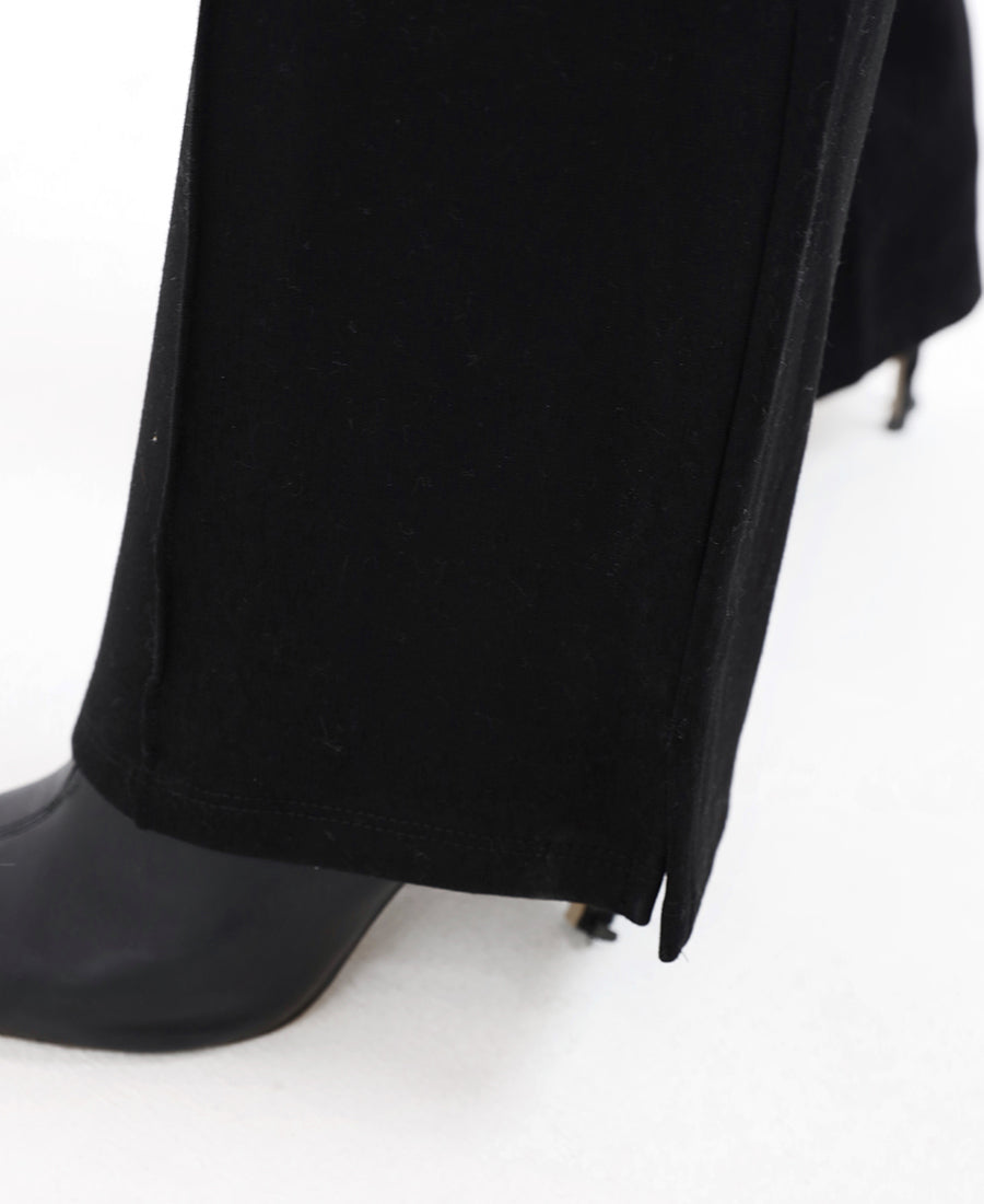 Black Straight Leg Pants