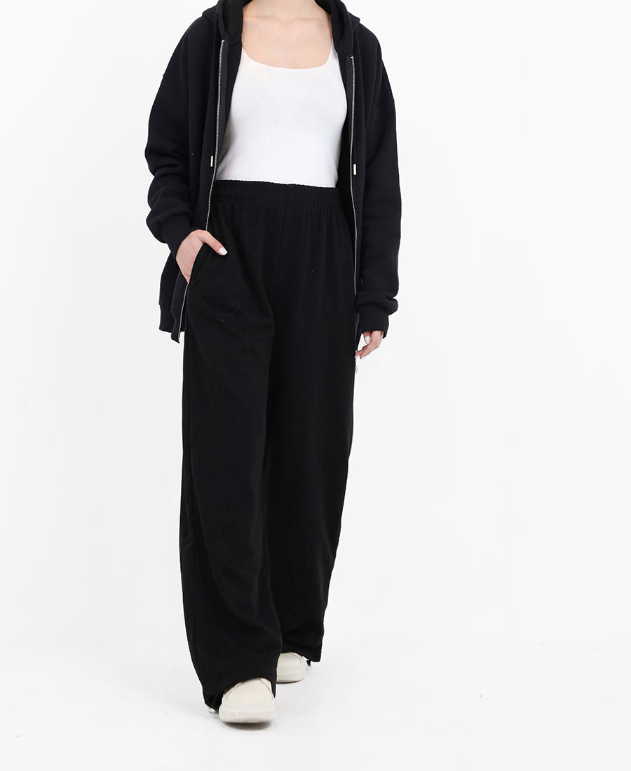 Wide Leg Cotton Sweatpants