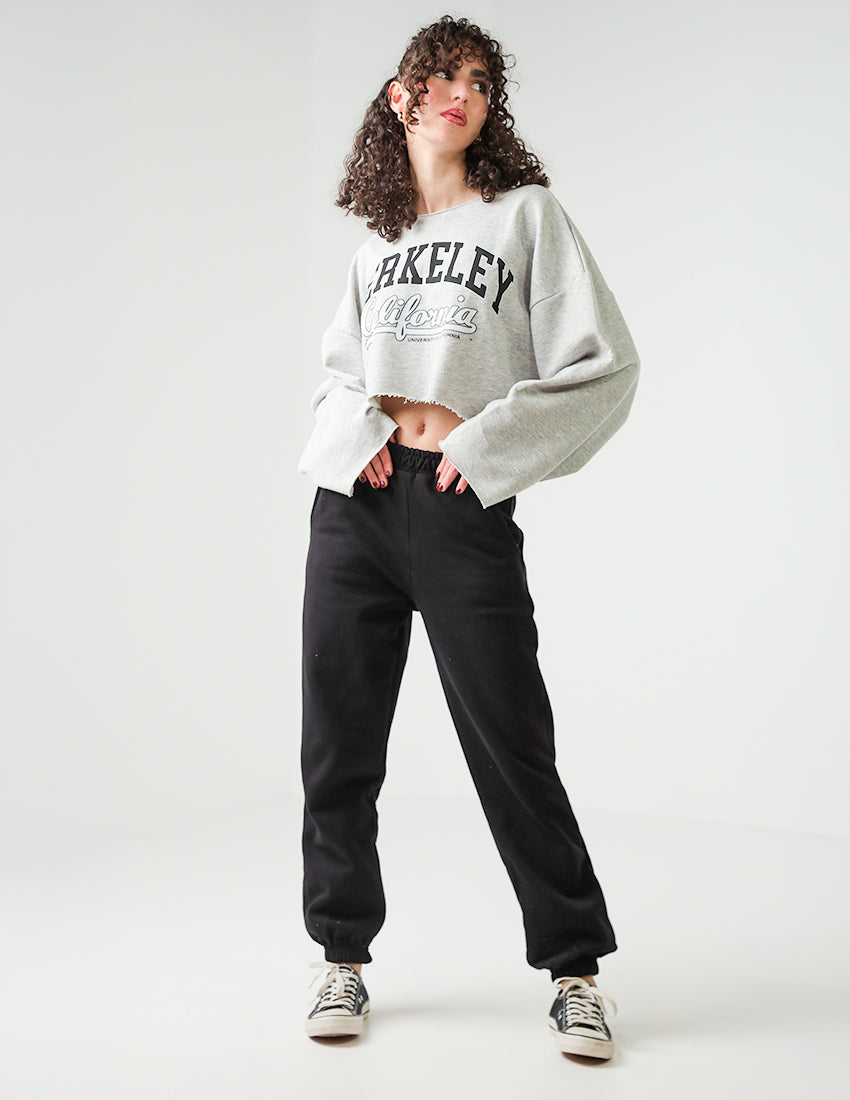 Oversize Cropped blouse "BERKELEY"