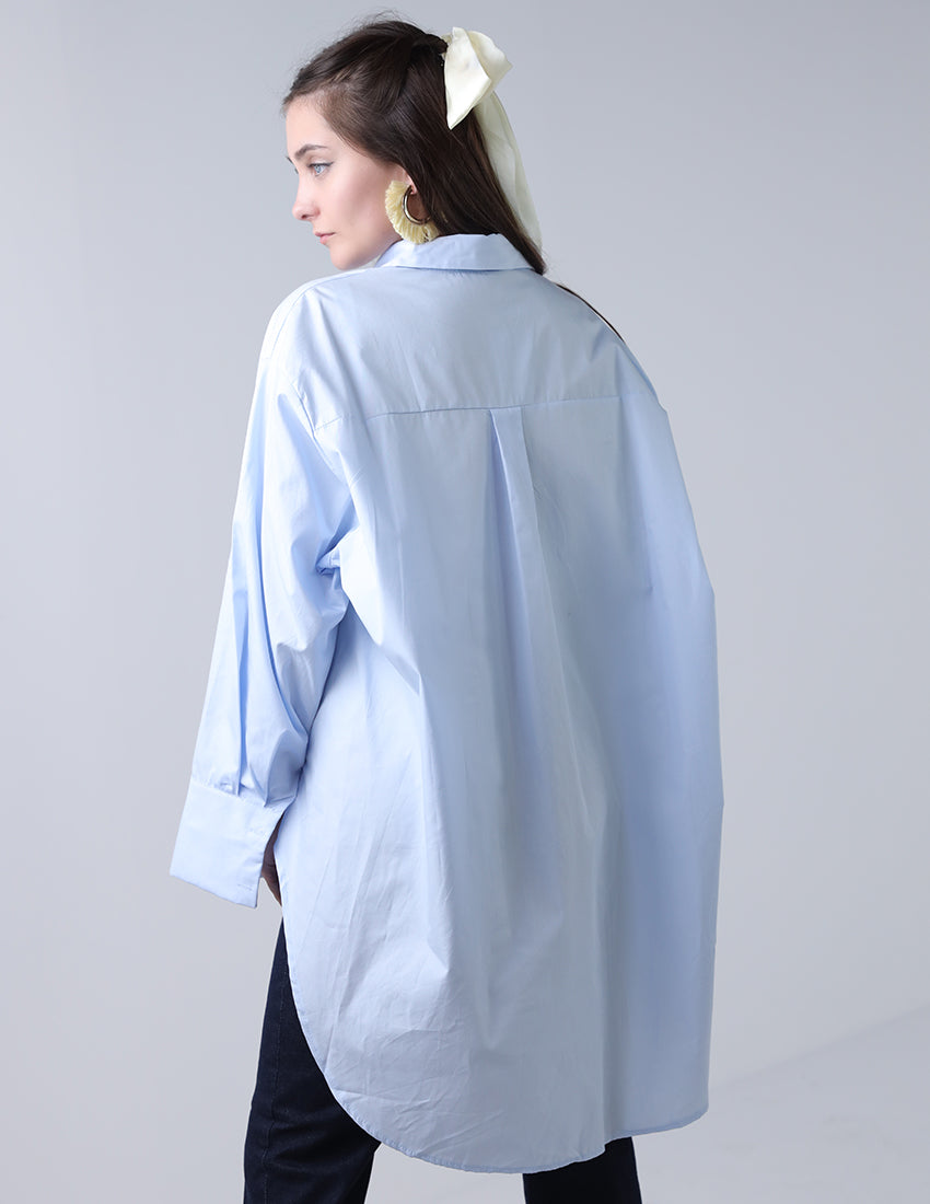 Over Sized Saddle Back Shirt