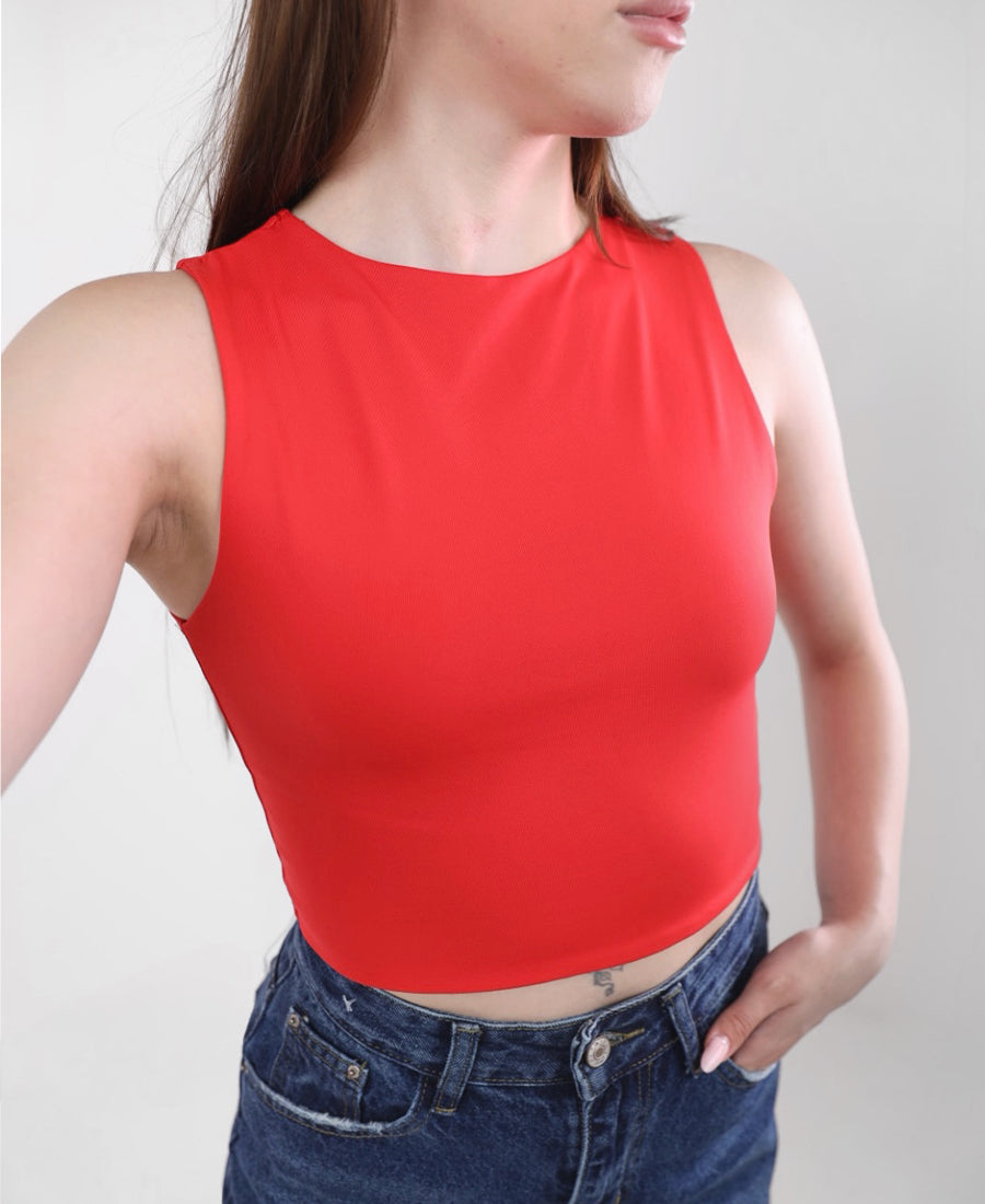 Top wide drill camisole
