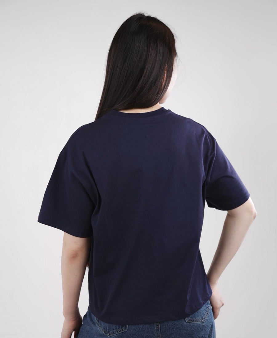 Oversized T-shirt with a cherry print