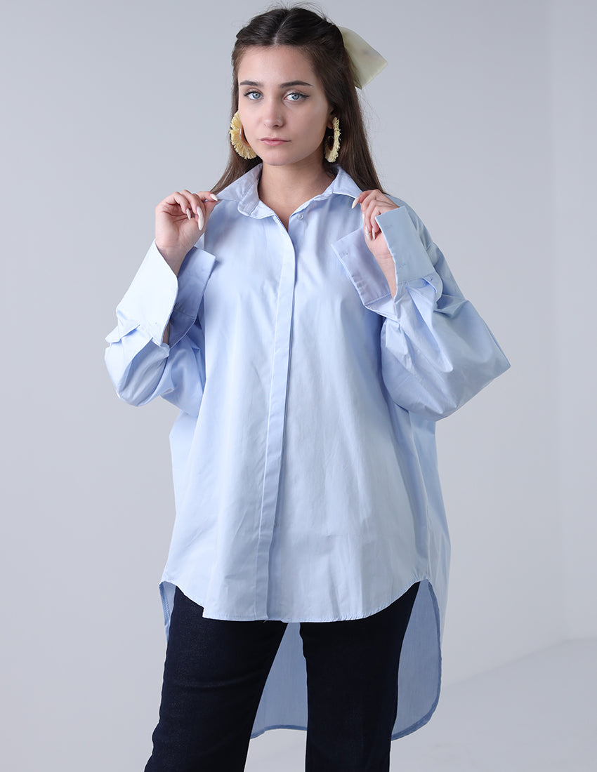 Over Sized Saddle Back Shirt