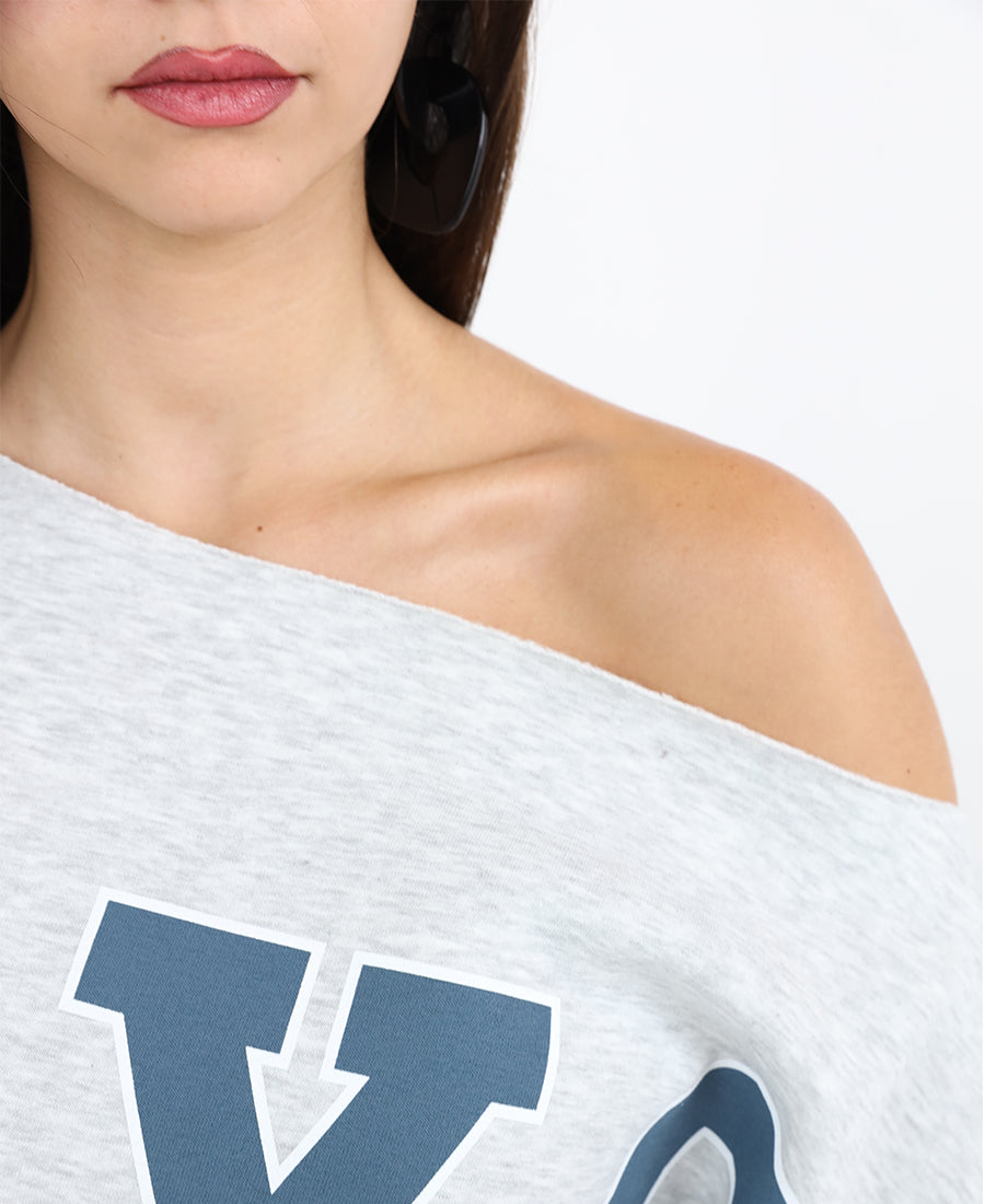 Boat-neck "NYC" blouse