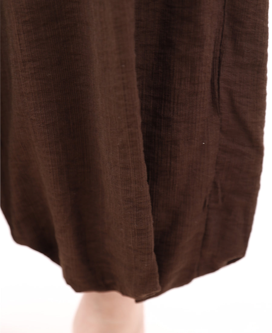 Aladdin pants with elastic waist and puff hem