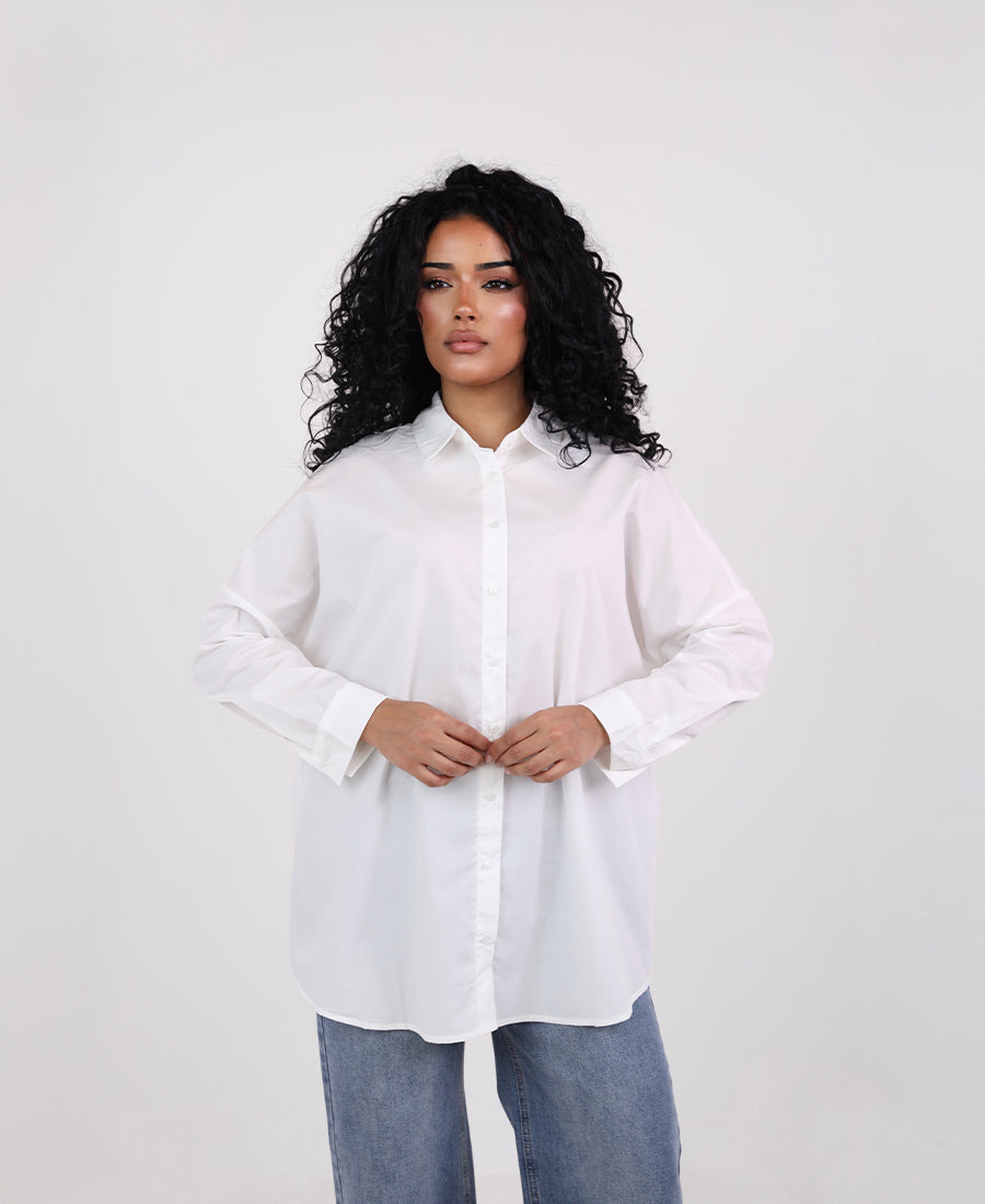 Plain oversized shirt