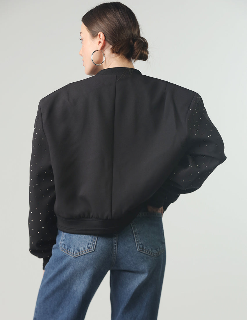 Oversized bomber jacket