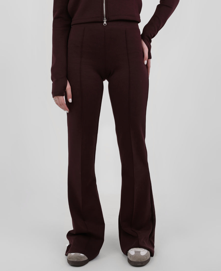 Charleston pants elastic waist with center line