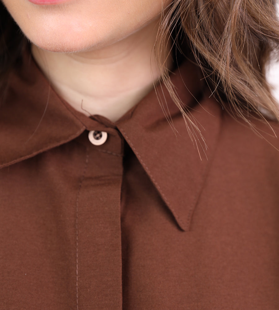 Tie waist shirt