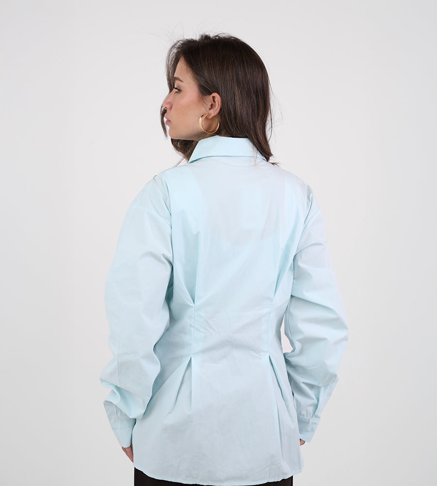 Tie waist shirt