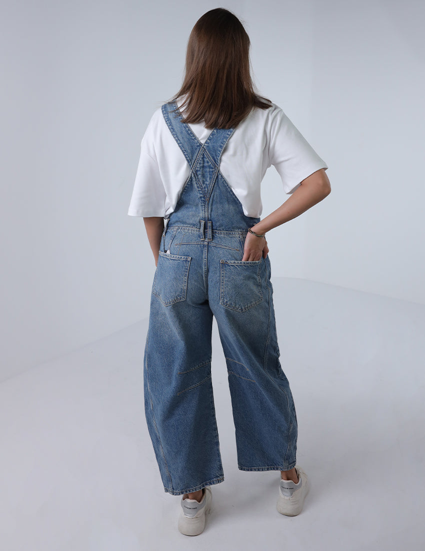 Denim overalls