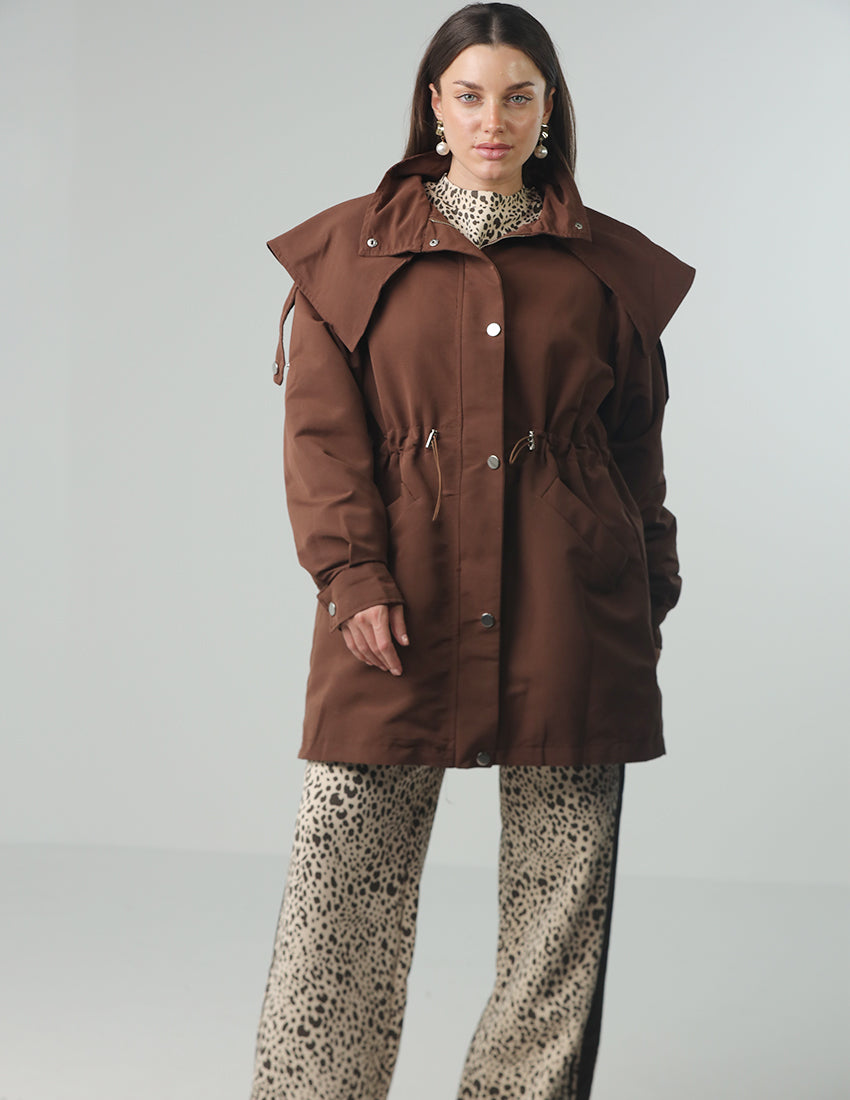 Oversized utility parka