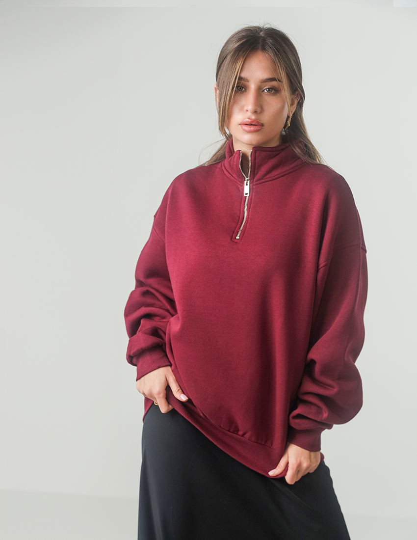 Half-Zipper Sweater