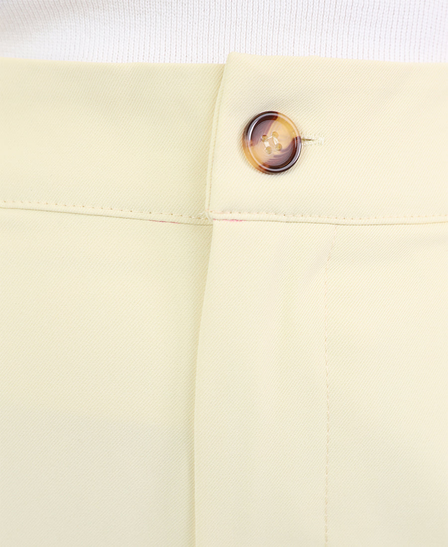 Formal suit: blazer and trousers with a patterned scarf