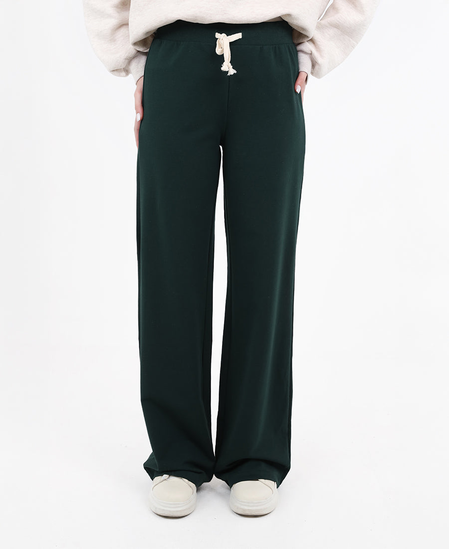 Cotton straight sweatpants