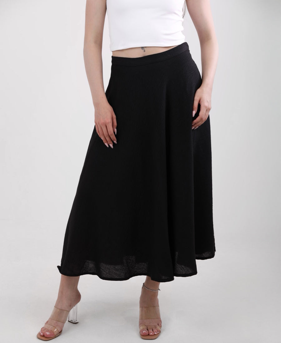 Midi flow skirt