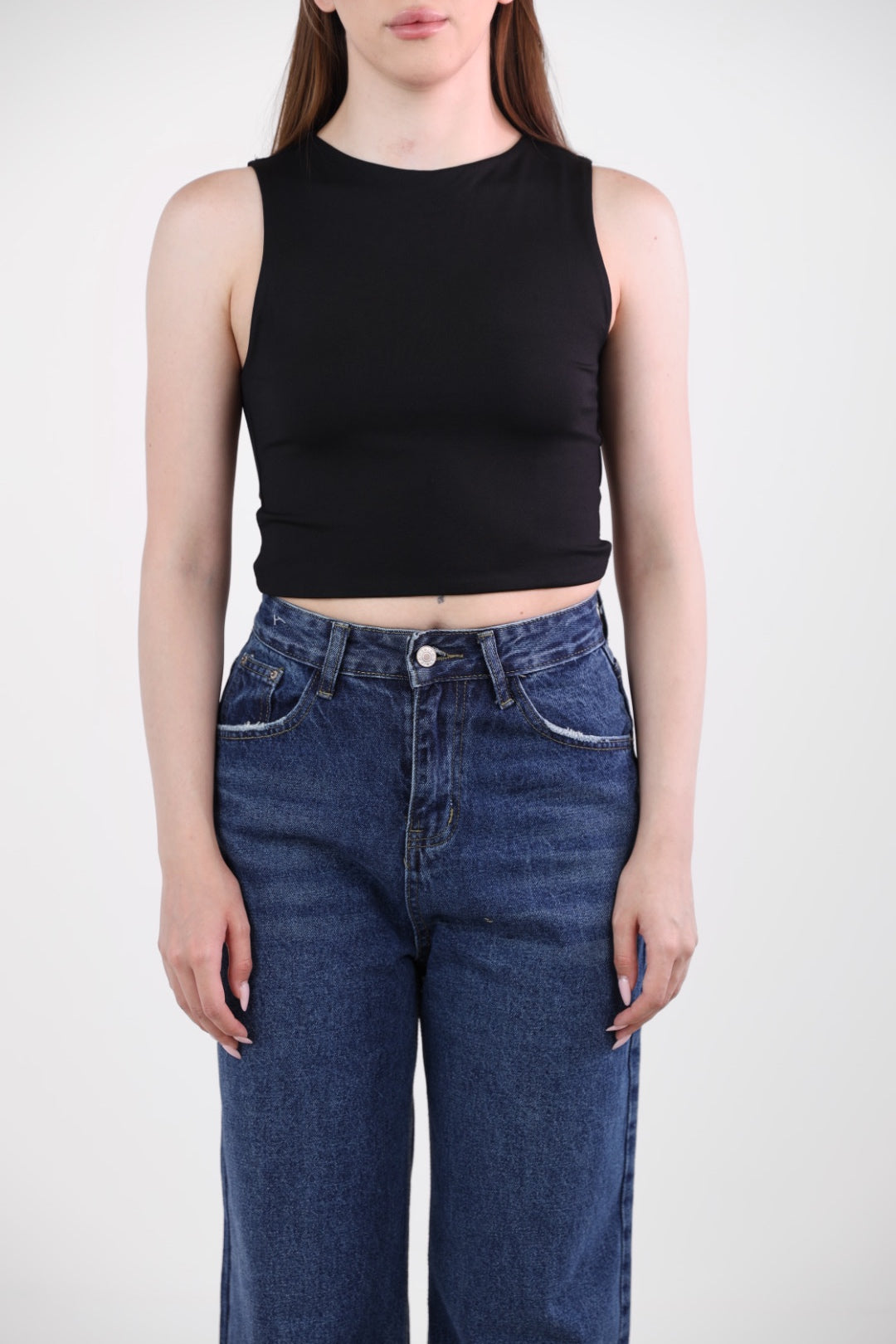 Top wide drill camisole