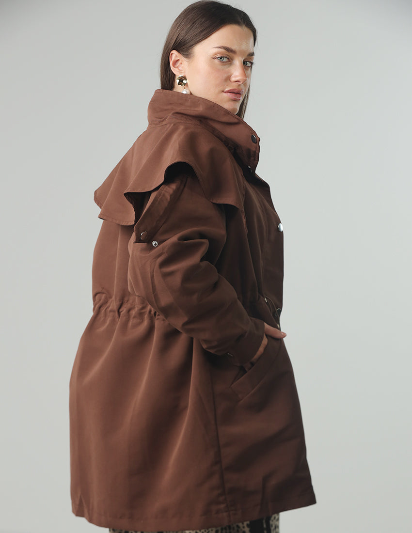 Oversized utility parka