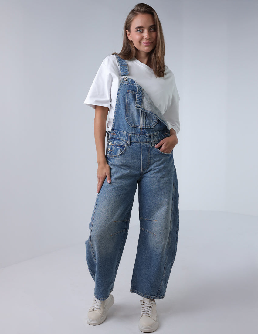 Denim overalls