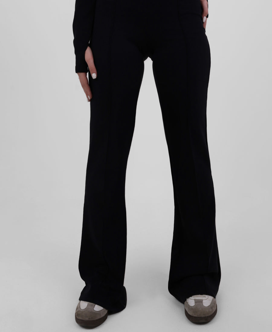 Charleston pants elastic waist with center line