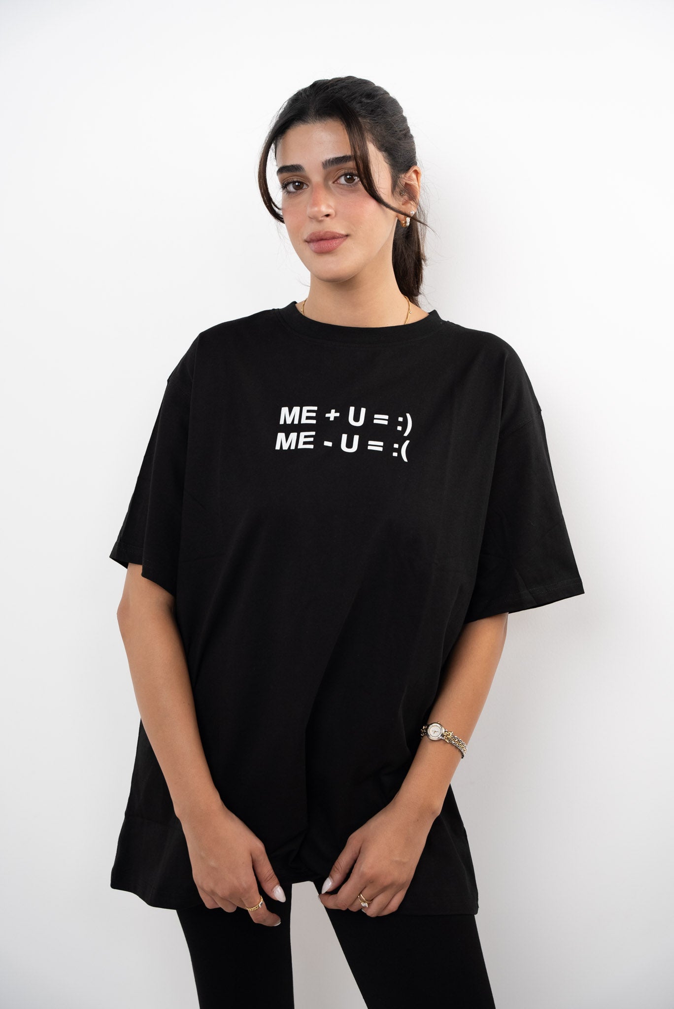 Oversized ME+U T-shirt
