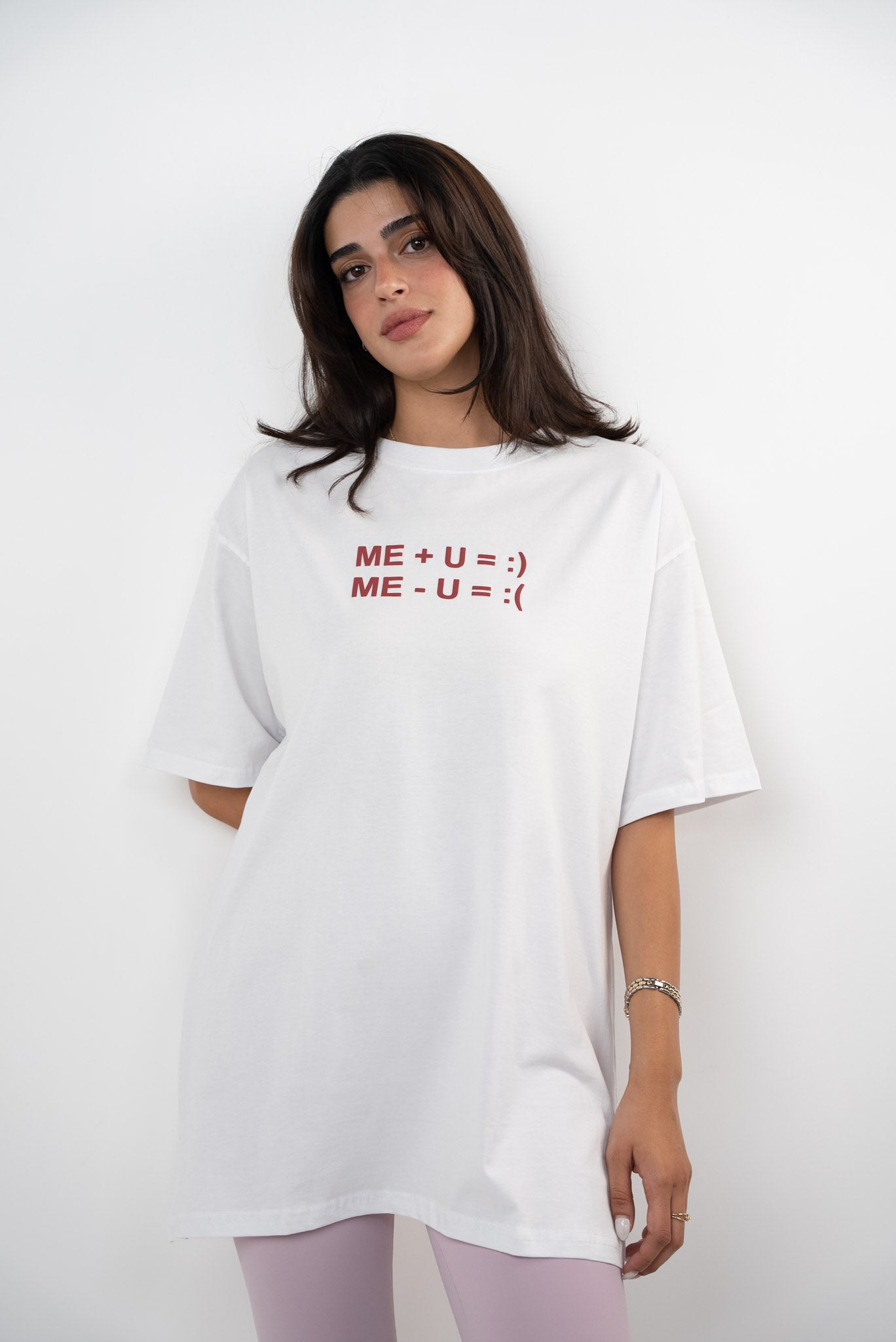 Oversized ME+U T-shirt