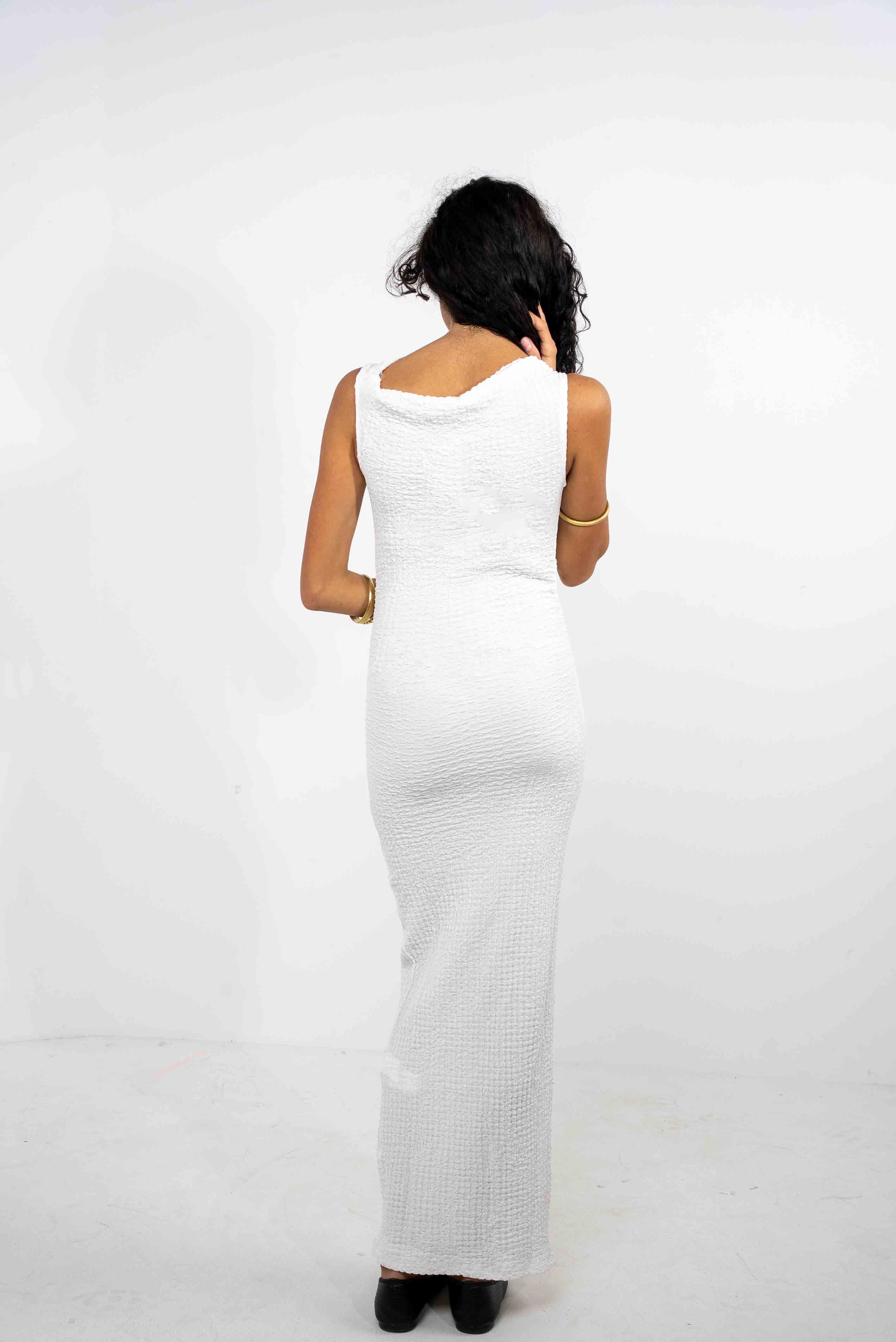 Maxi Dress With Stitchings