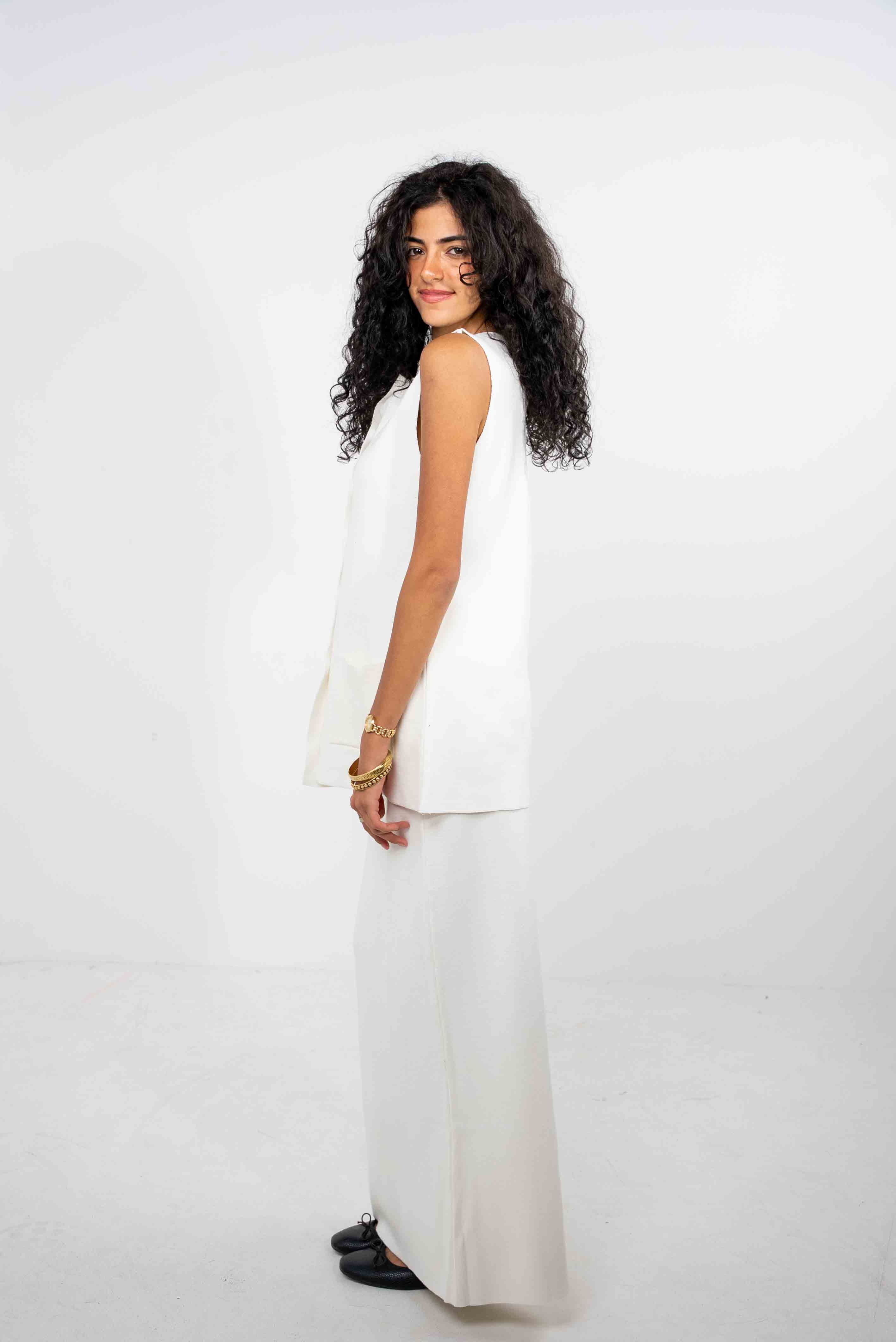 Two Piece skirt and top Tricot set