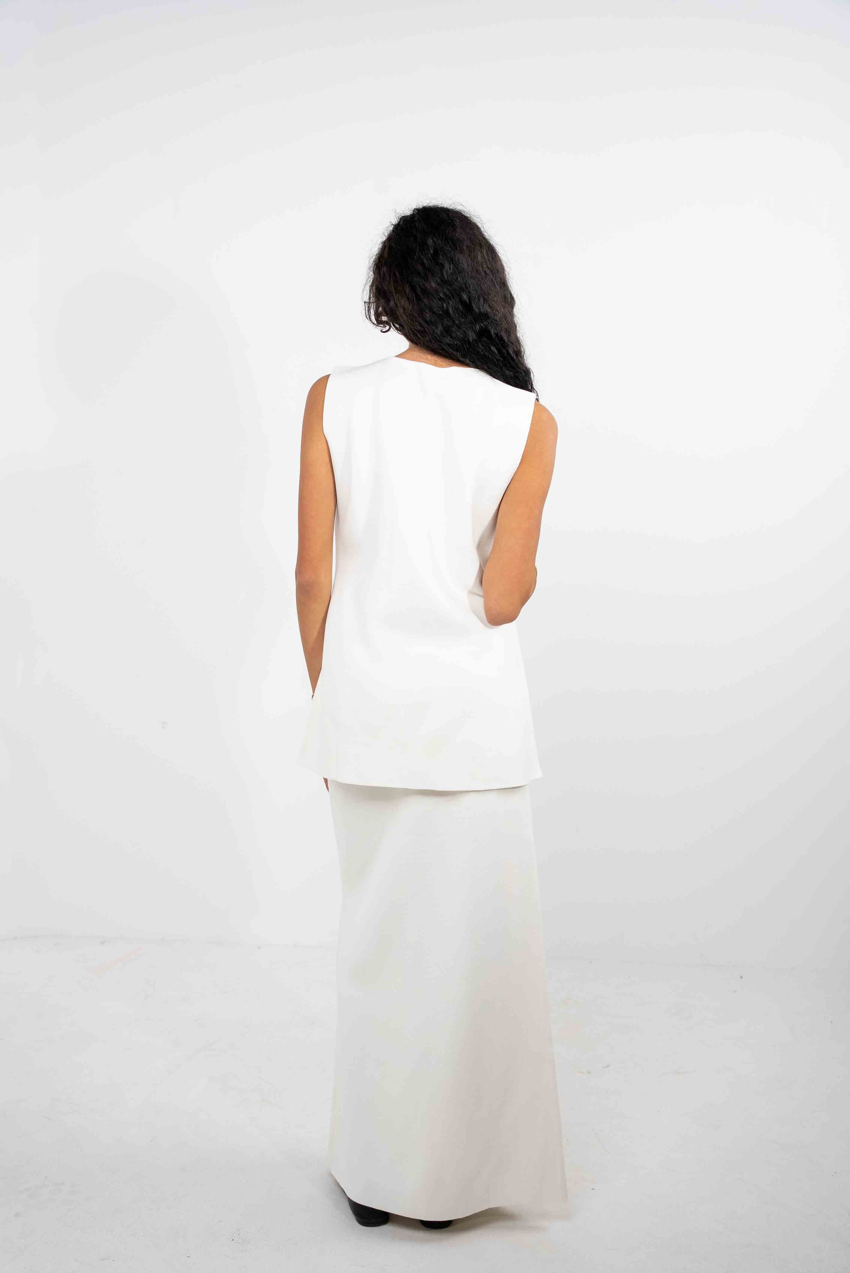 Two Piece skirt and top Tricot set