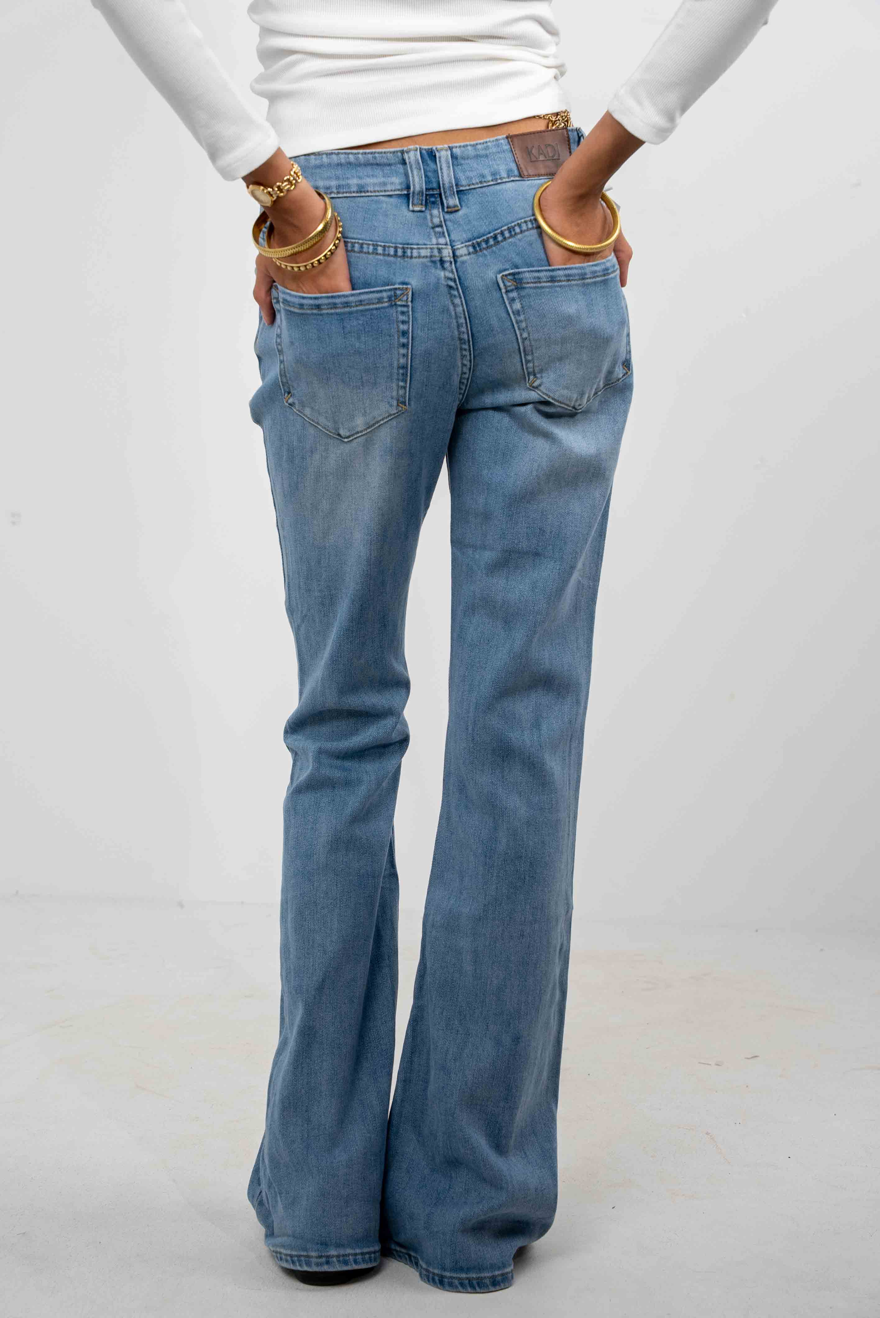 Lycra bootcut jeans