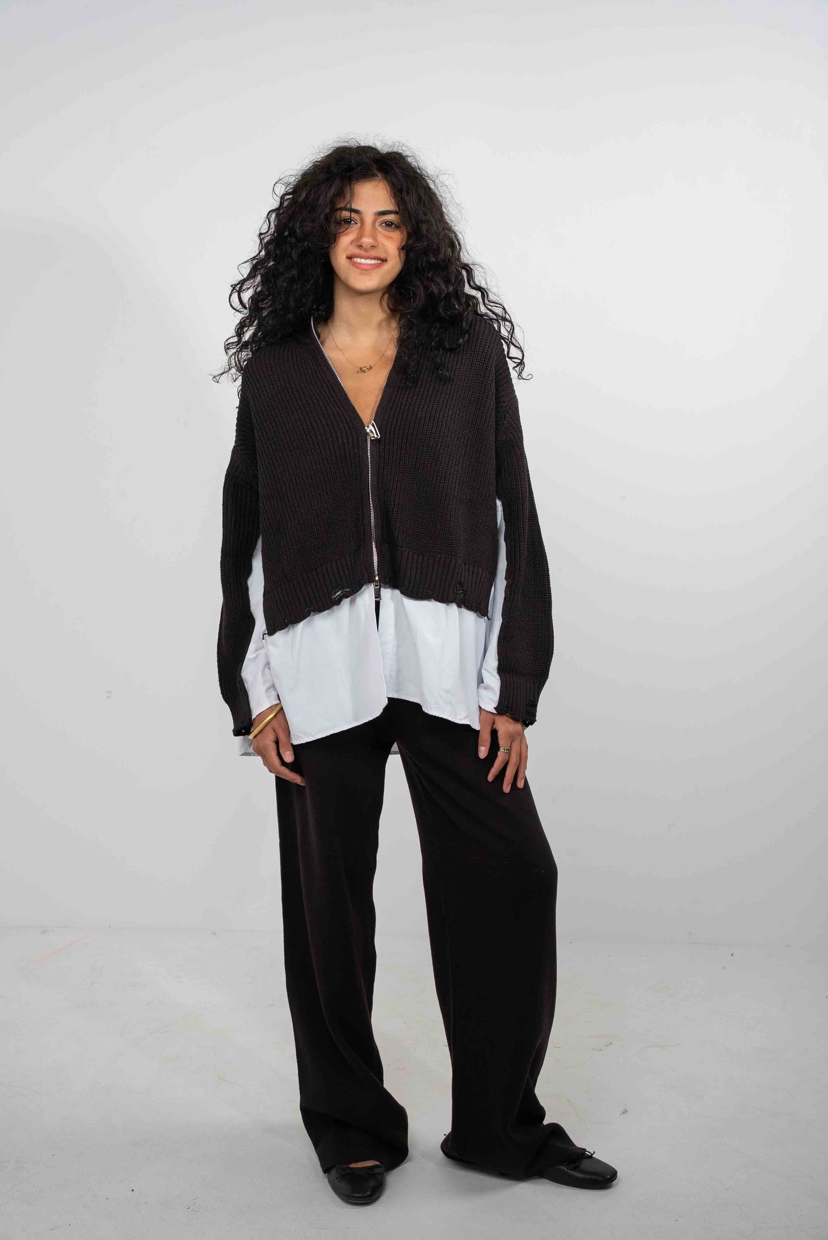 Shirt and sweater set