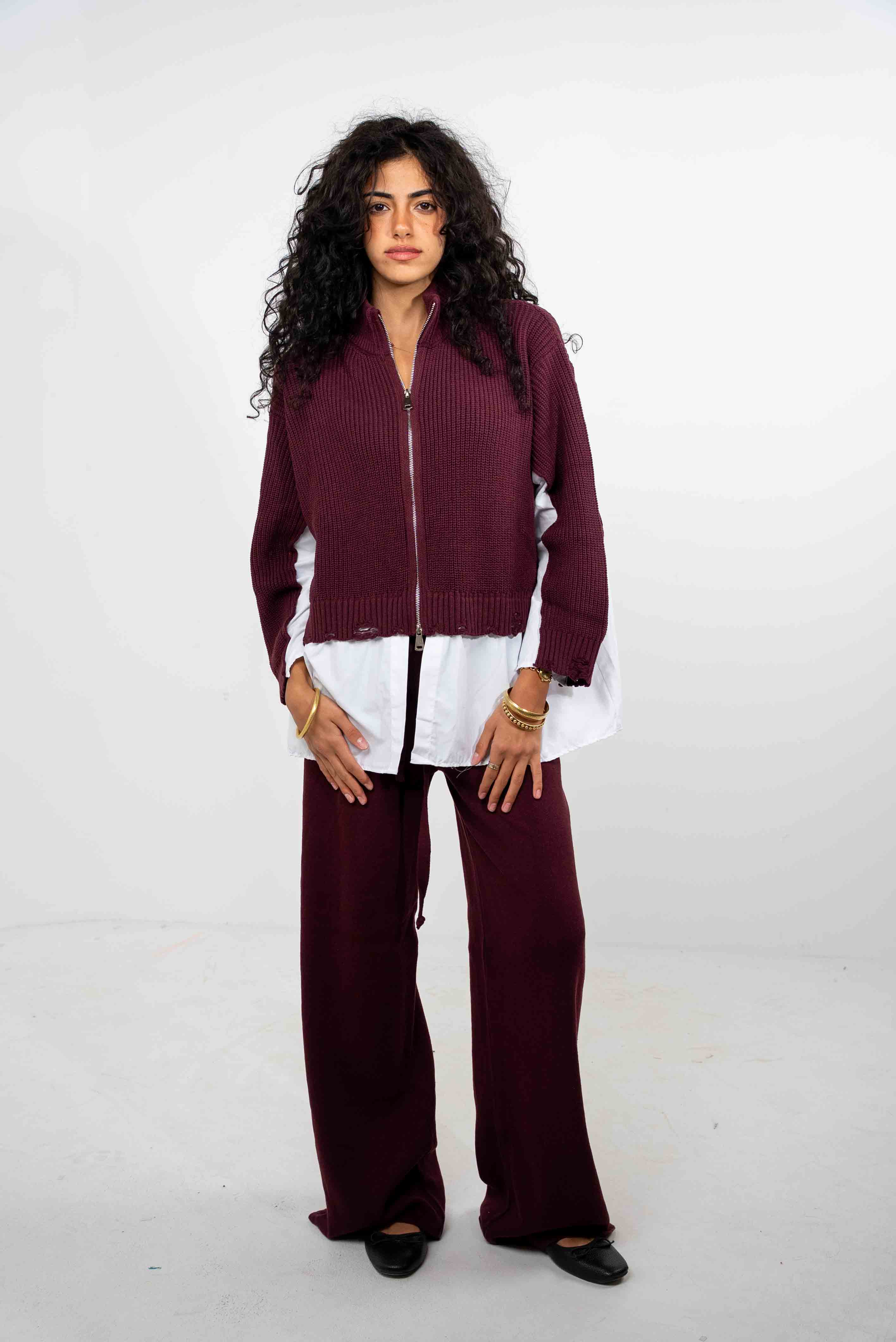 Shirt and sweater set