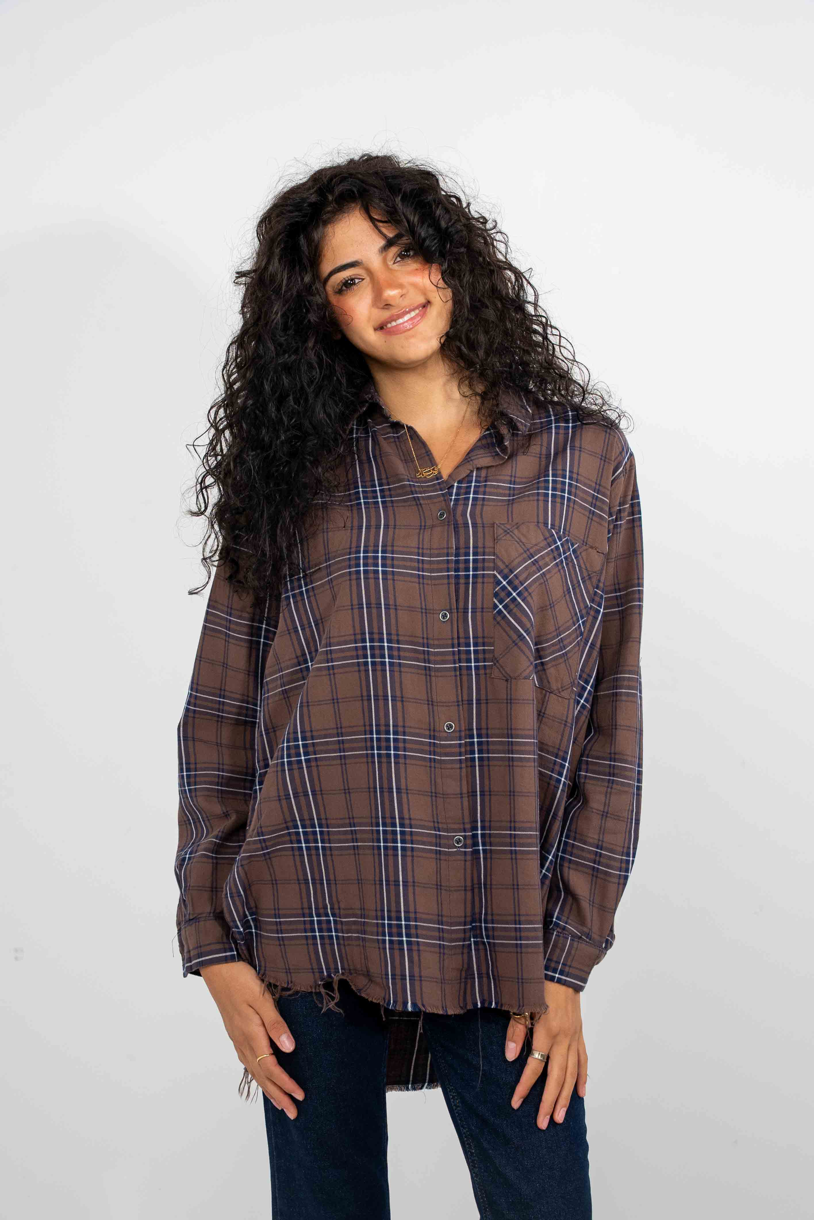 Argyle Striped Shirt In multi Colors