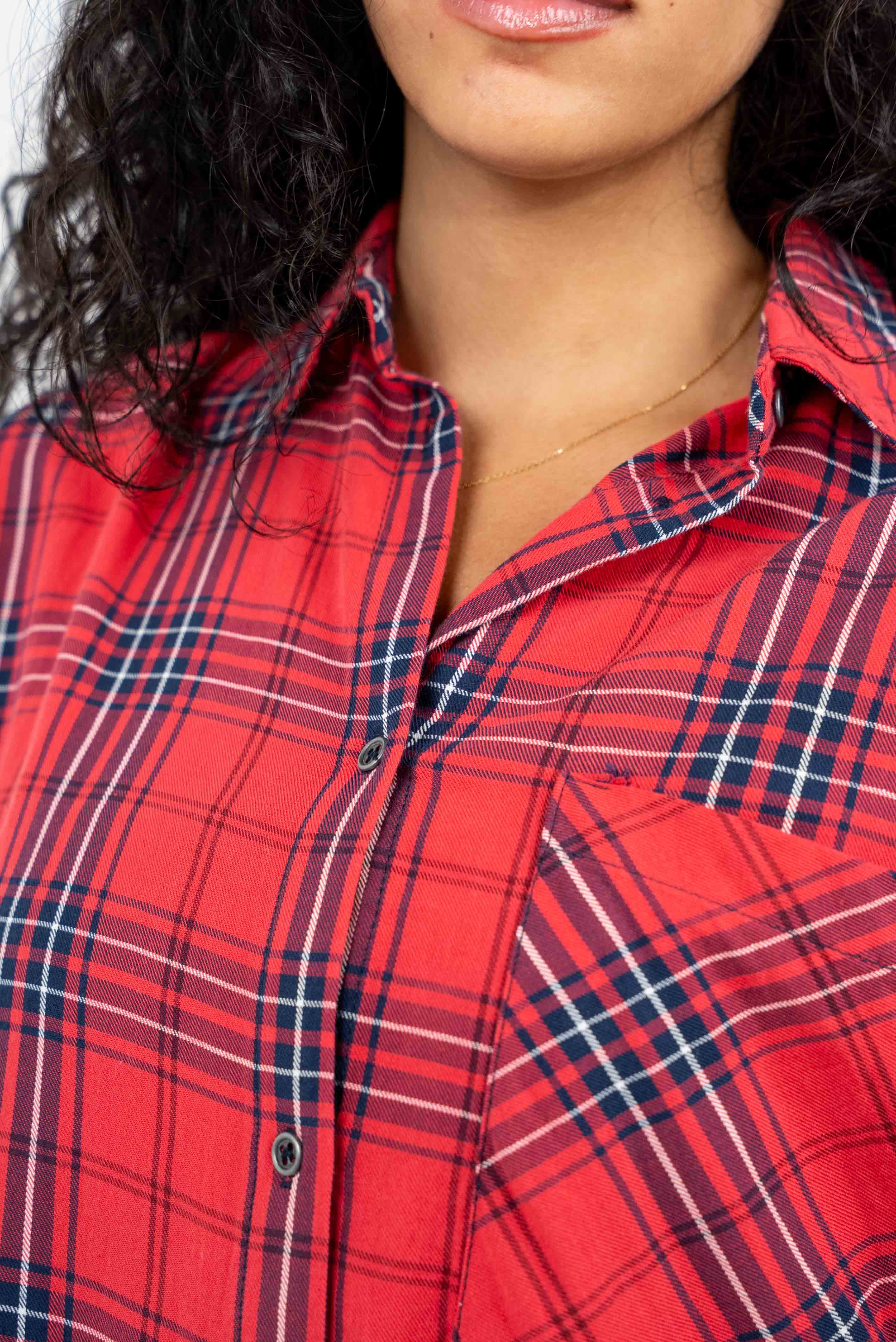 Checkered Navy-Red Shirt