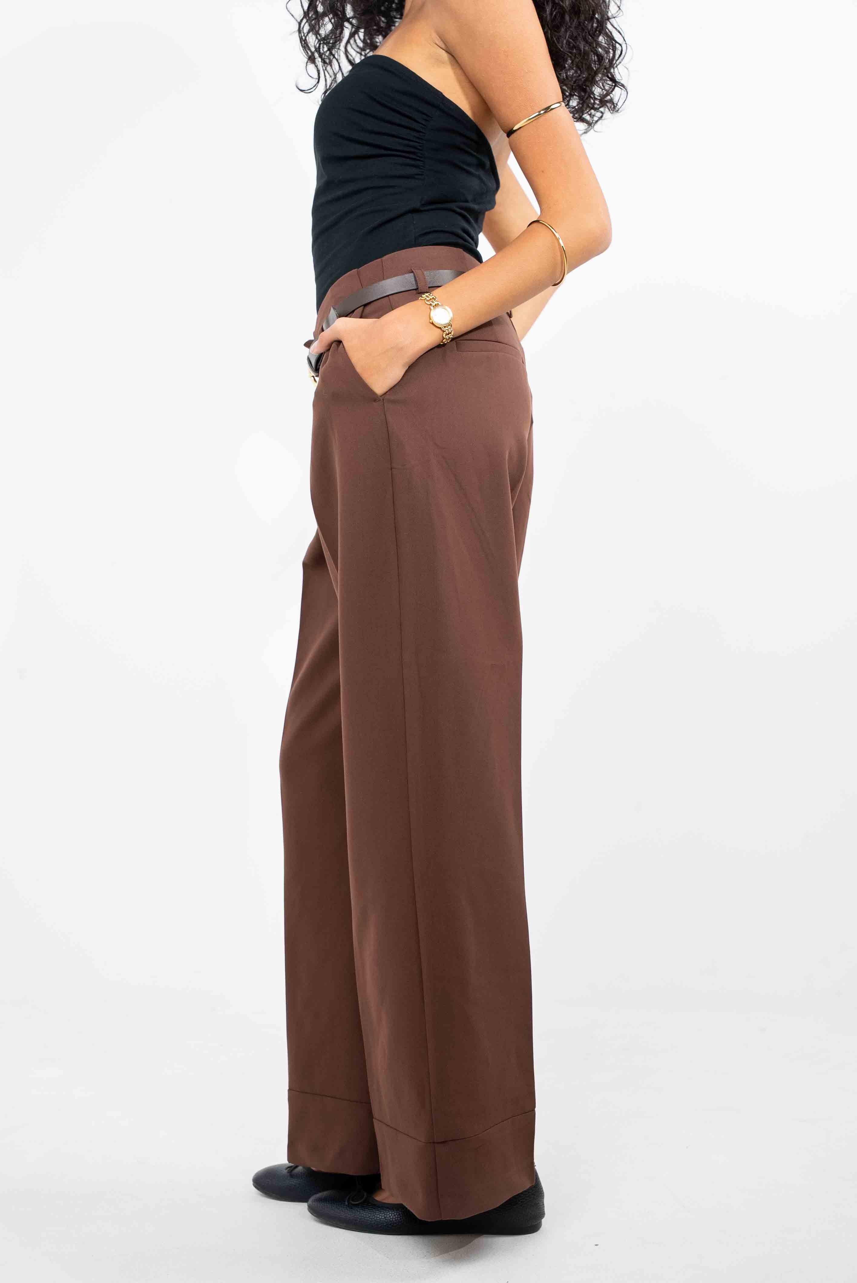 Brown Trousers Chic