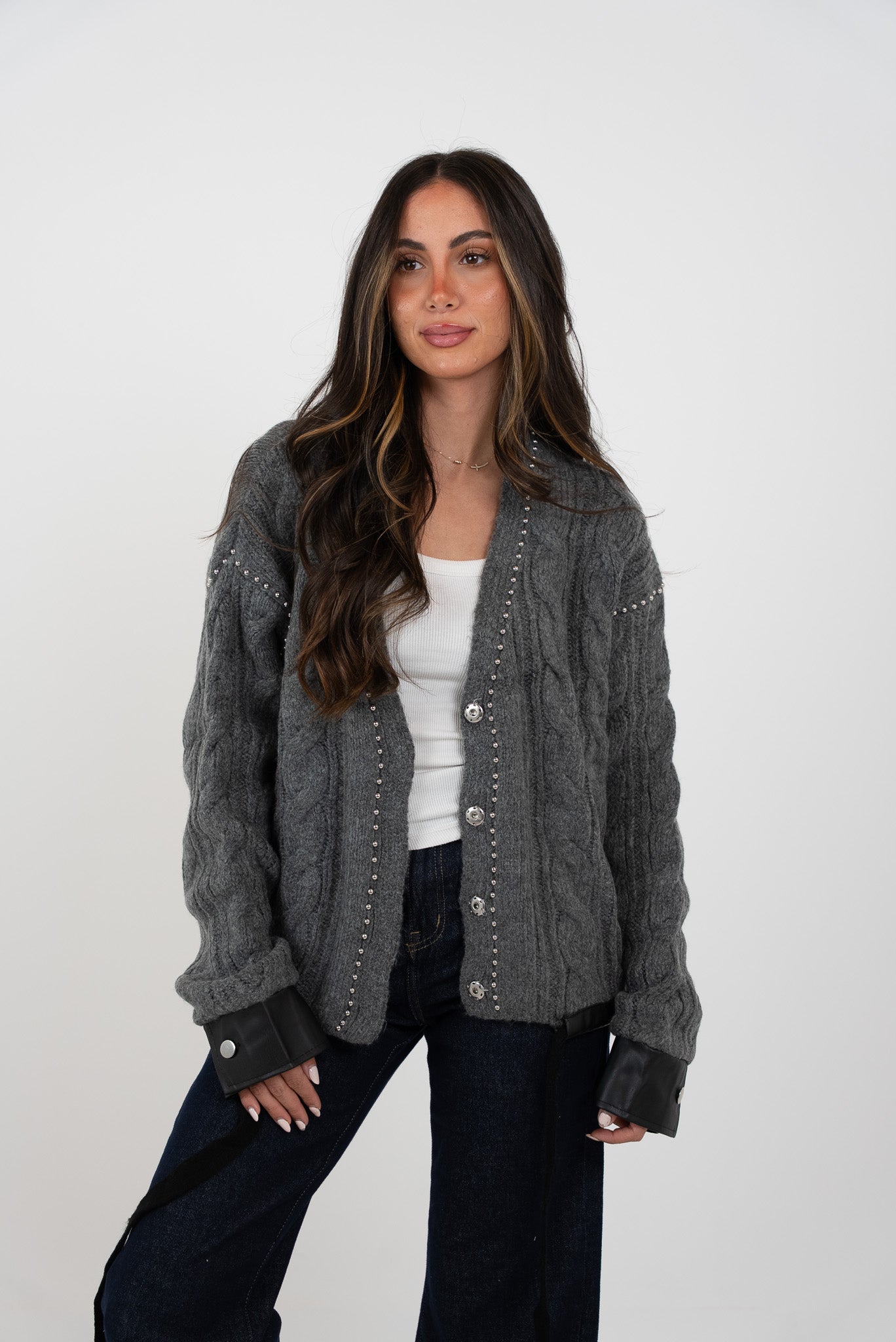 Fur Jacket With Hidden Strap