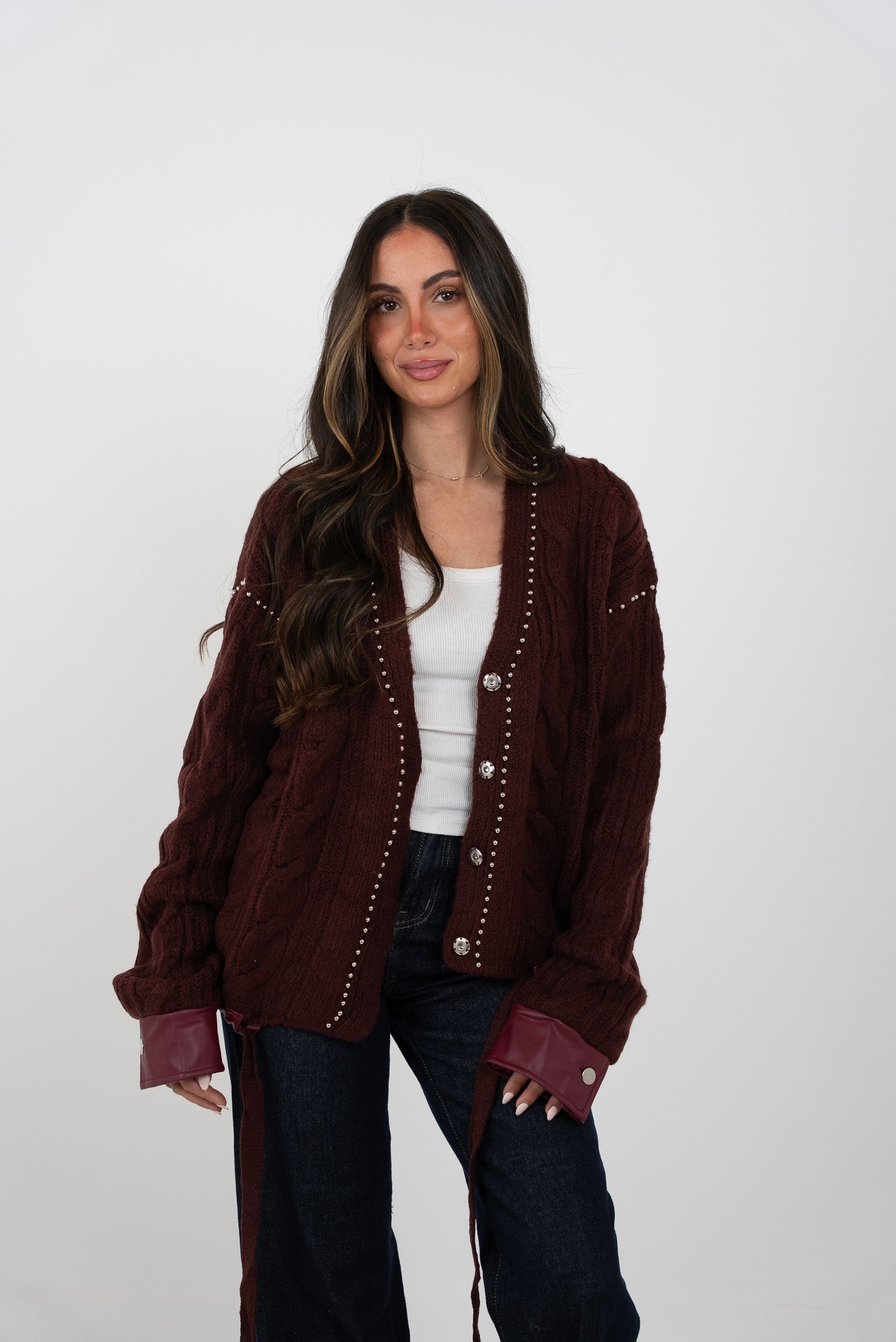 Fur Jacket With Hidden Strap