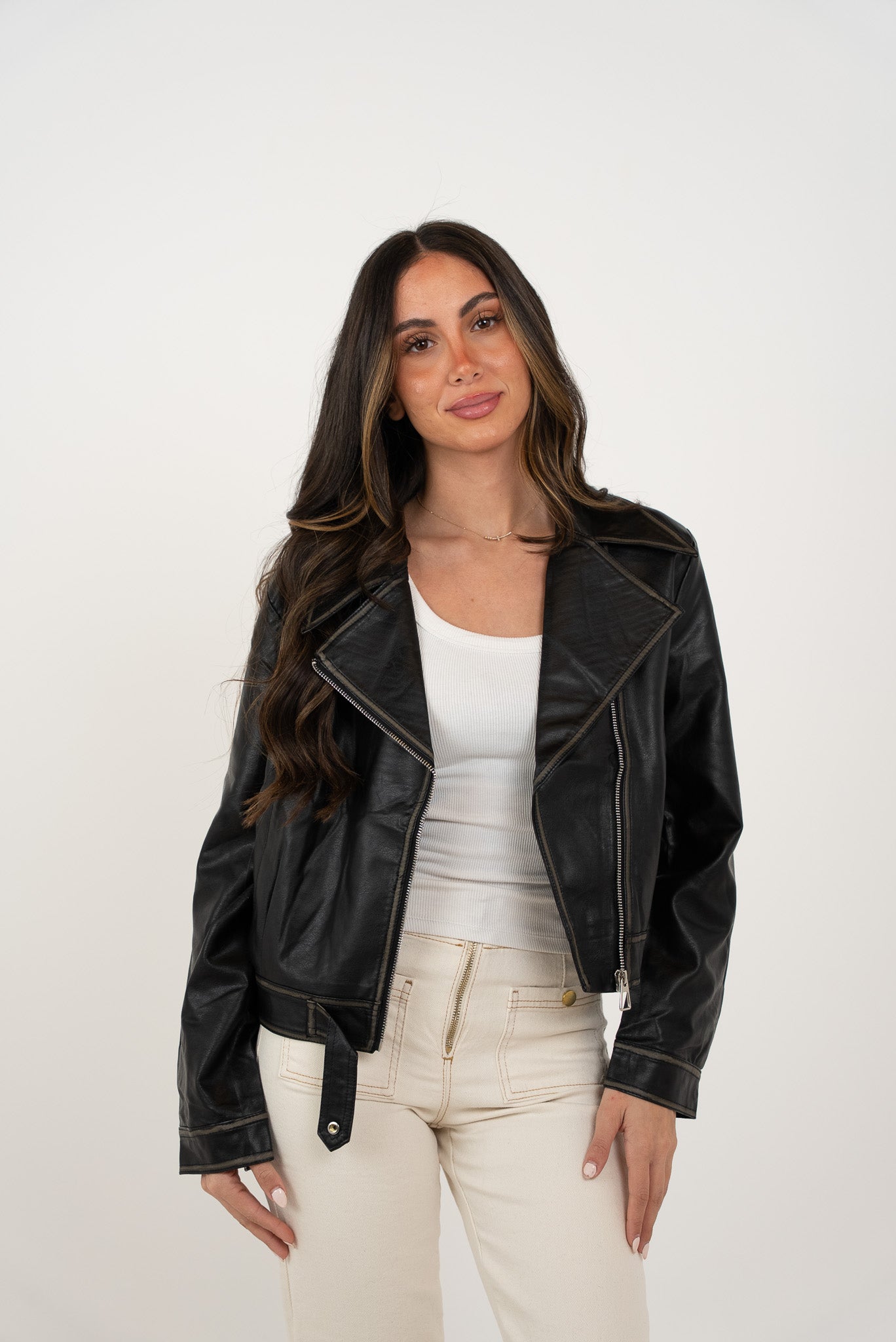 Leather jacket