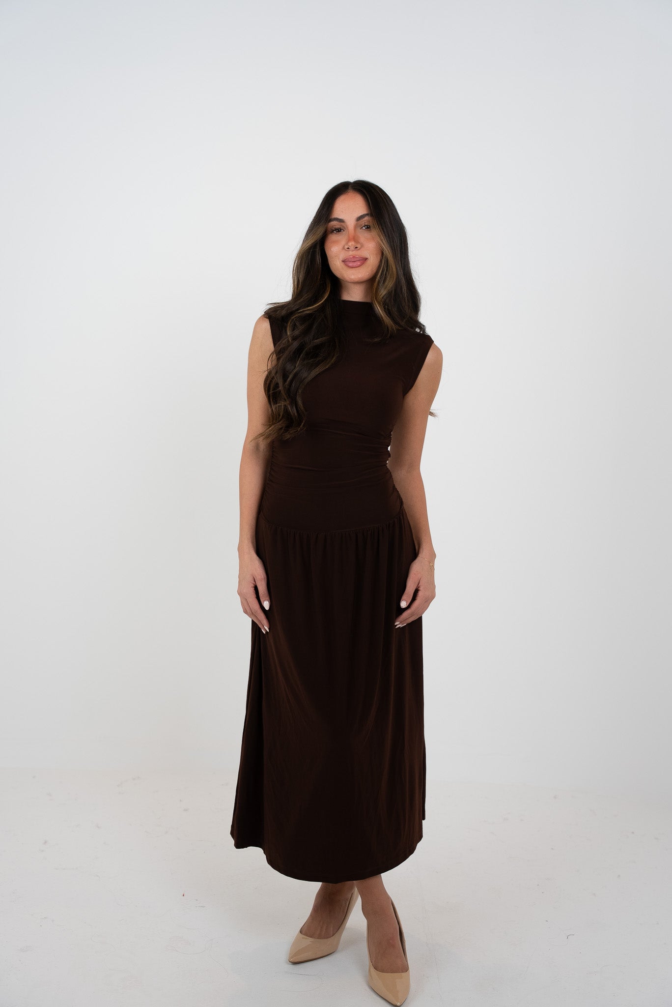 Lycra sleeveless dress